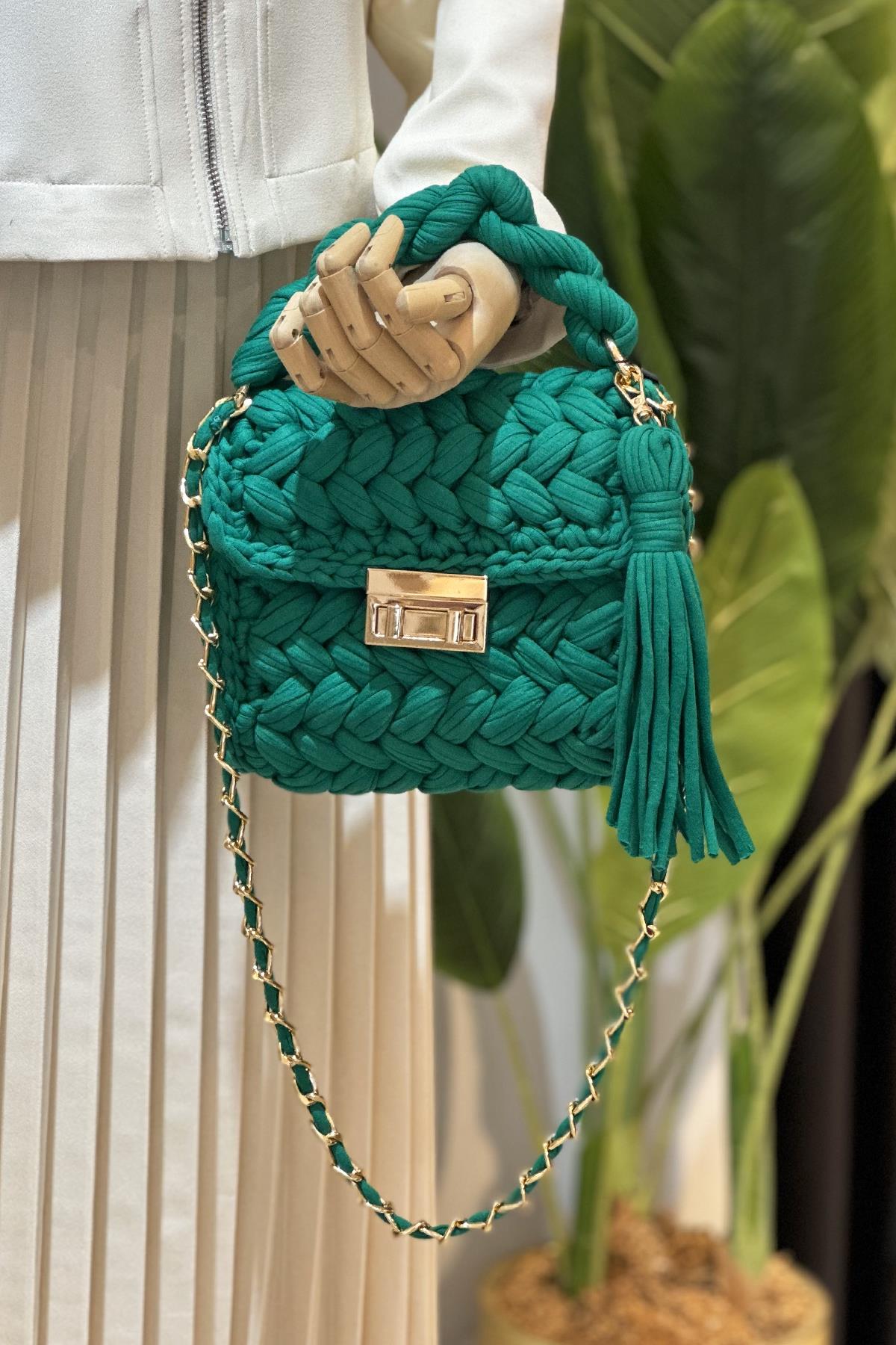 Lale El Örgüsü Çanta 05 Benetton