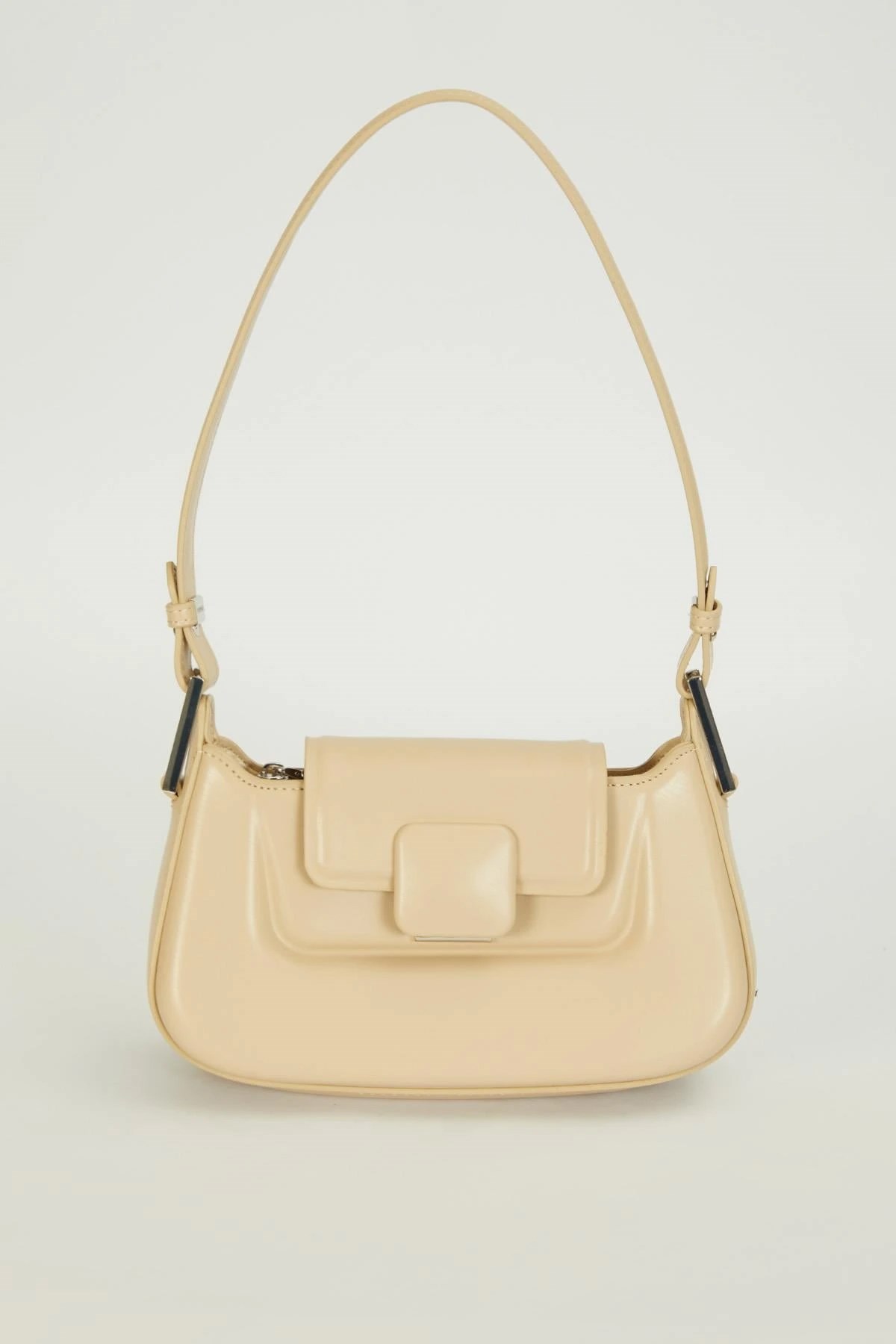 Levidor Çift Askılı Sert Deri Çanta 930657 Bej