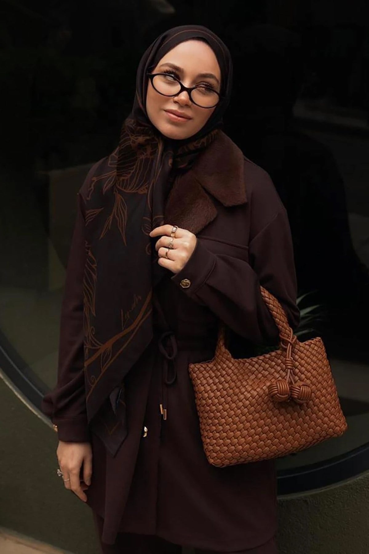 Levidor Örme Yumuşak Deri Askılı Çanta 930858 Kahverengi