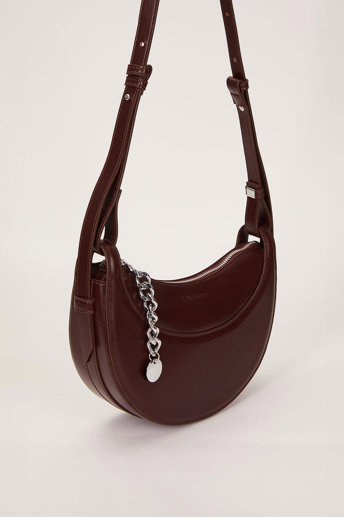 Levidor Premium Birleştirilebilir Askılı Deri Çanta 930624 Bordo