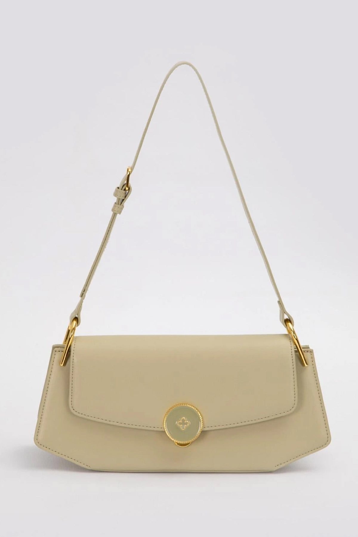 Levidor Premium Çift Askılı Sert Deri Çanta 930305 Küf Yeşil