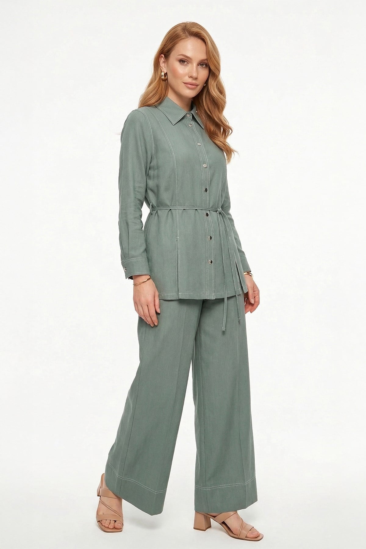 Levidor Tunik Pantolon Takım 100833 Mint
