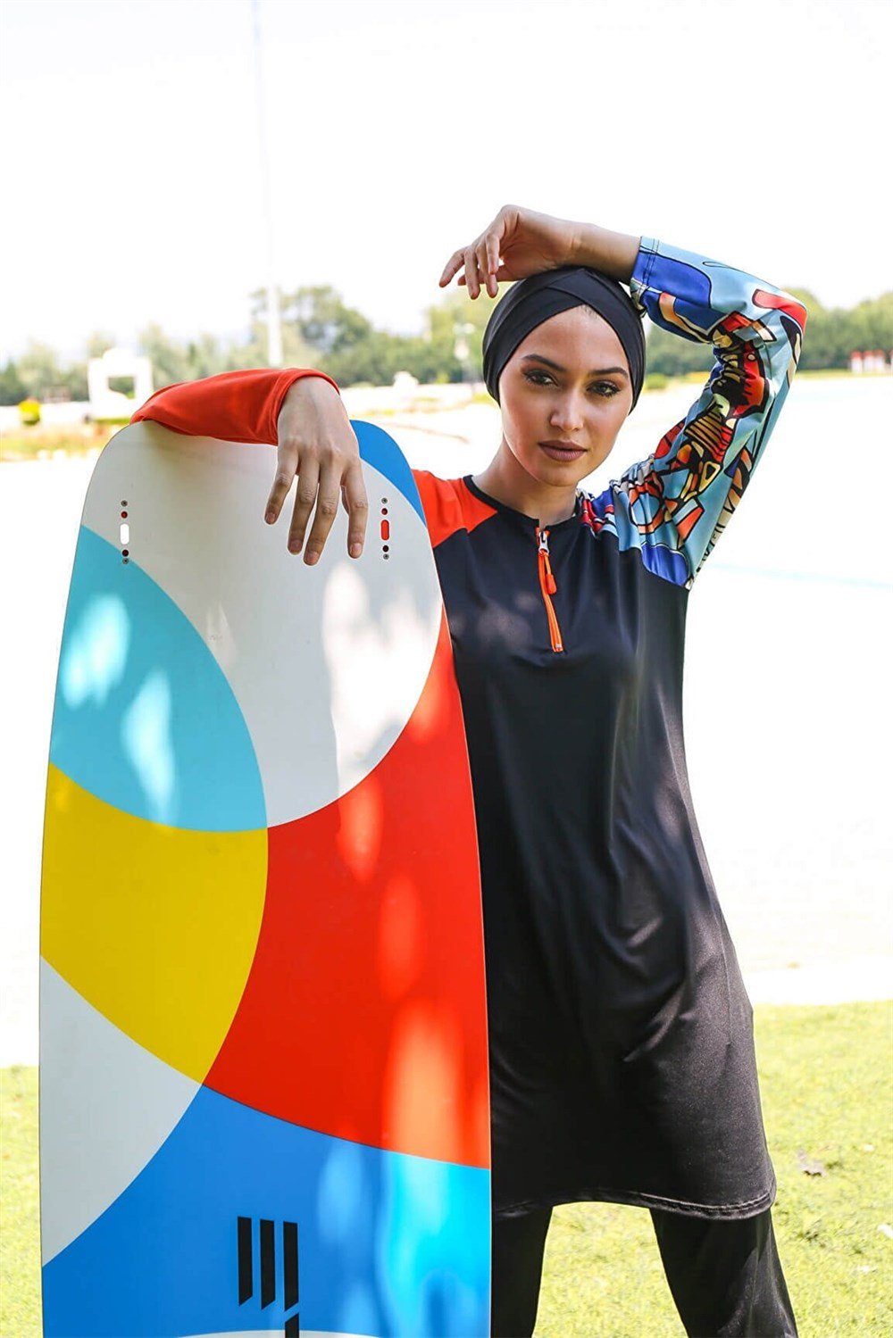 Likralı Jarse Tesettür Mayo M2117