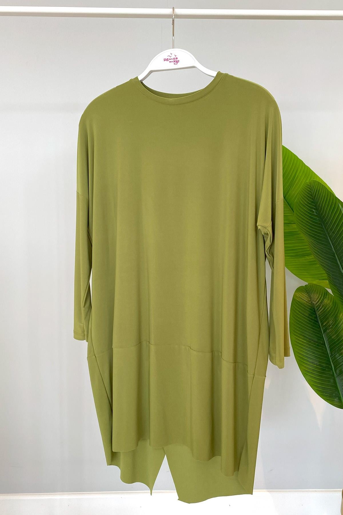 Makas Sendy Tunik 4088 Fıstık Yeşil