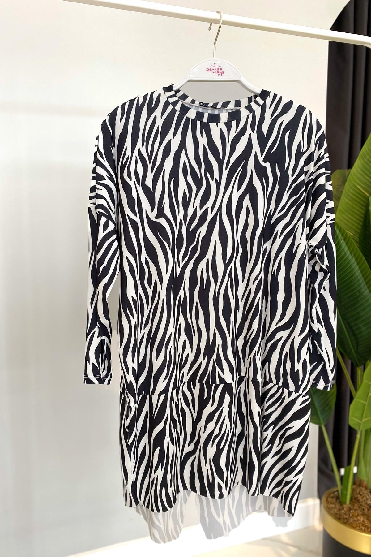 Makas Sendy Tunik 4088 Zebra Desen
