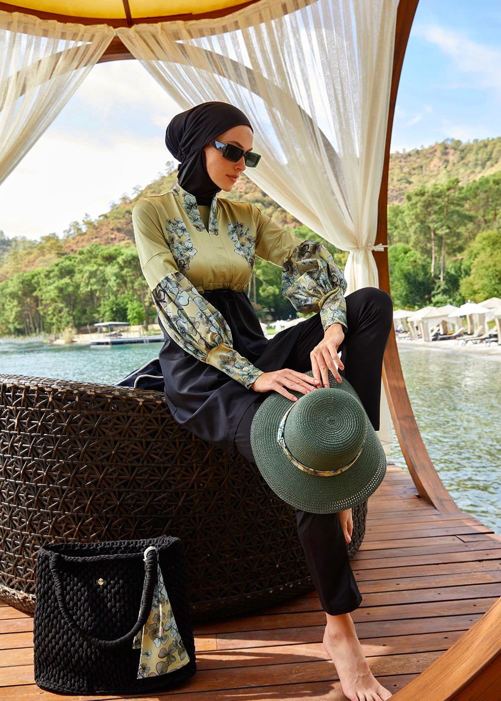 Mayovera Tarz-ı Yonca Tasarım Mayo Tam Kapalı Mayo Remsa Mayo