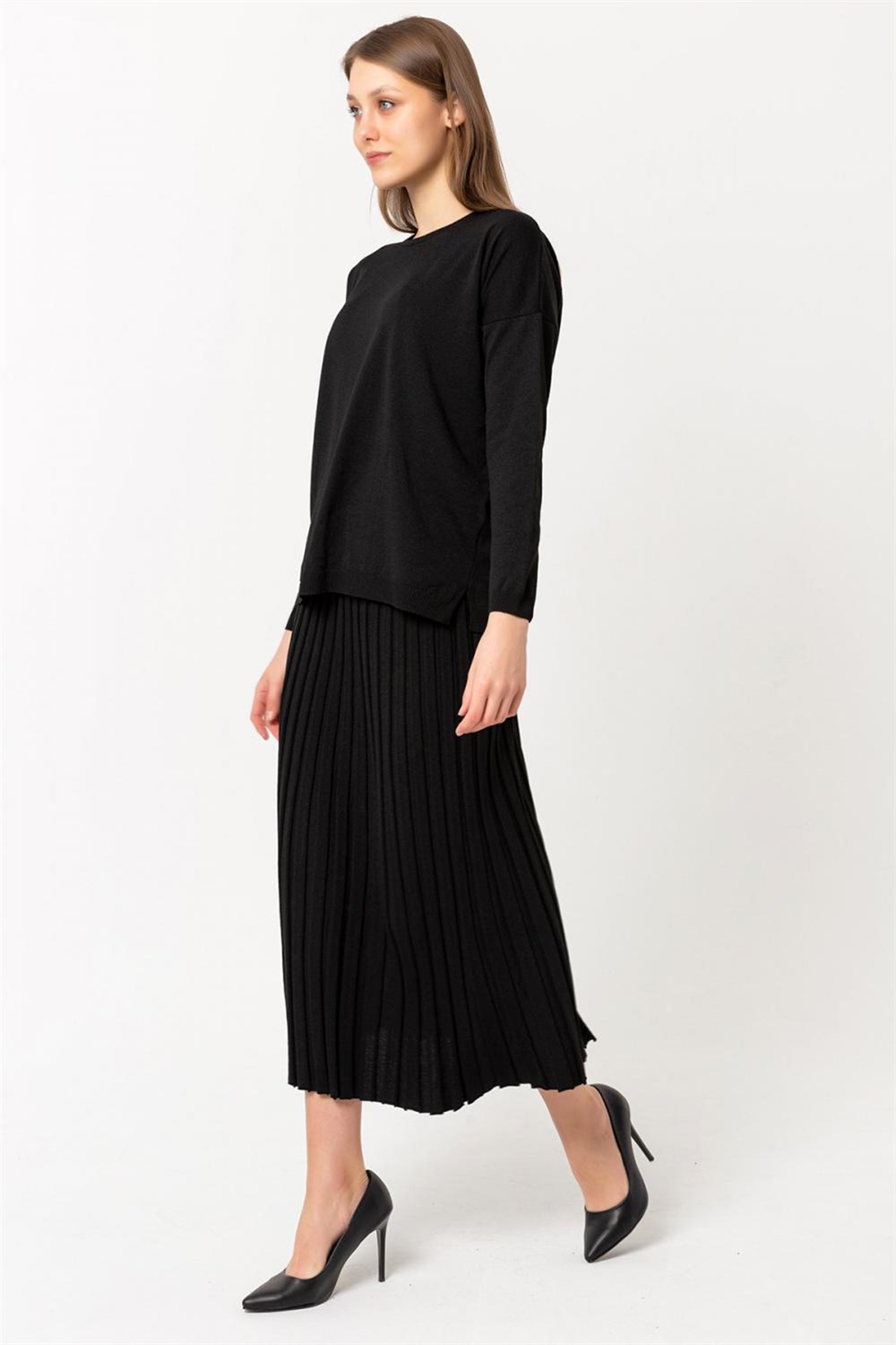 Merserize Takım Kelebek Siyah