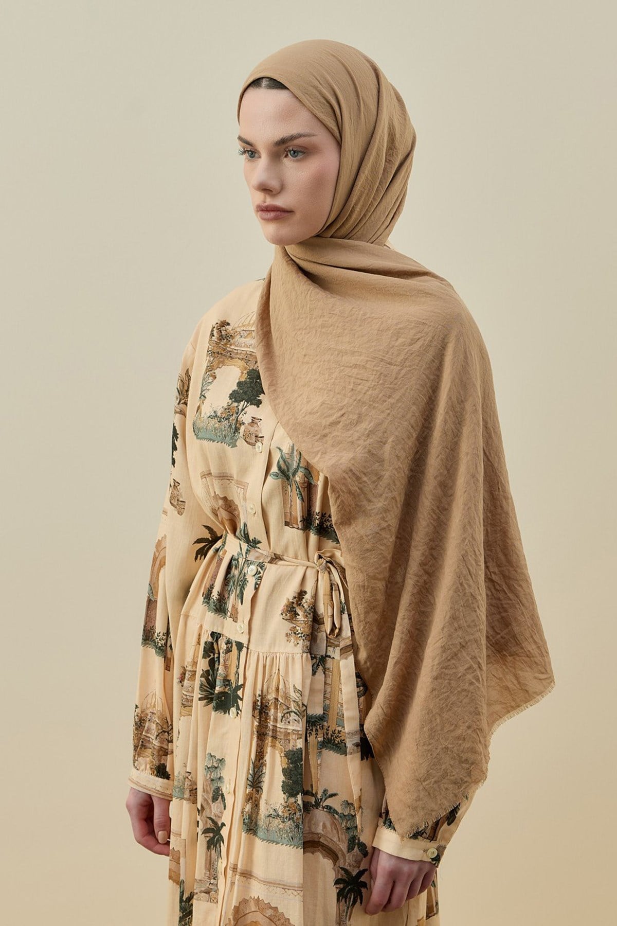 Merwish Soft Bambu Kadın 2619 Sütlü Kahve