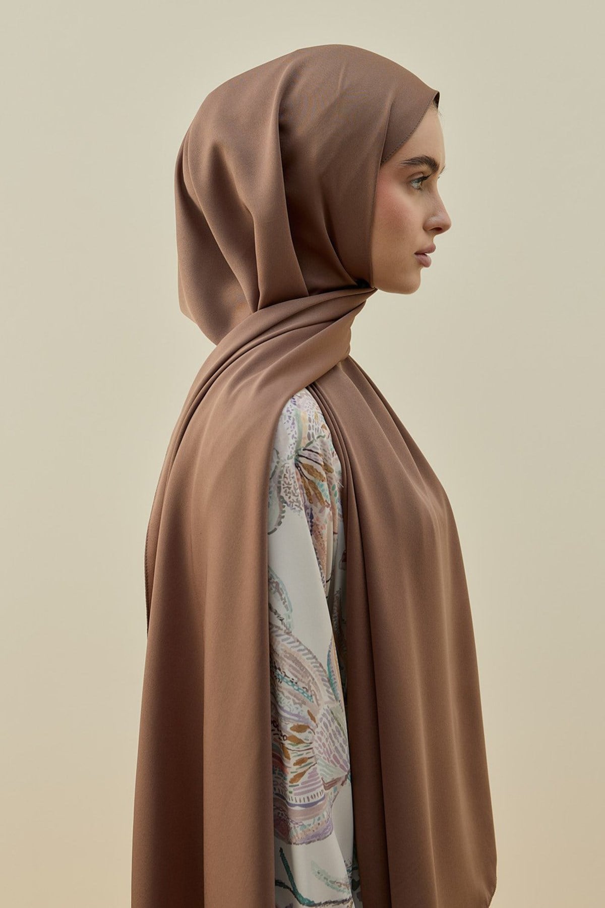 Merwish Vintage Kadın Şal 2616 Mocha