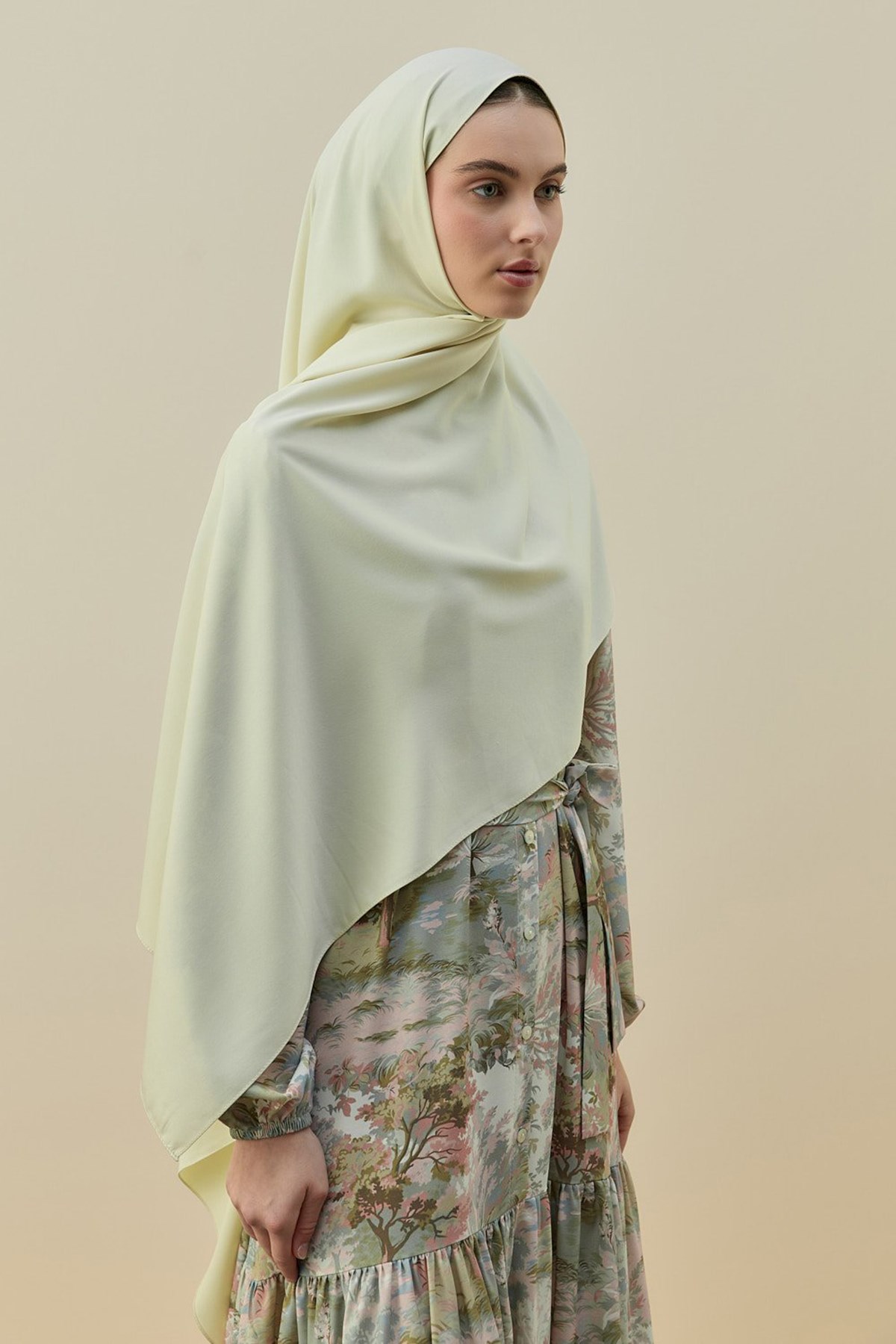 Merwish Vintage Kadın Şal 2616 Sarı 
