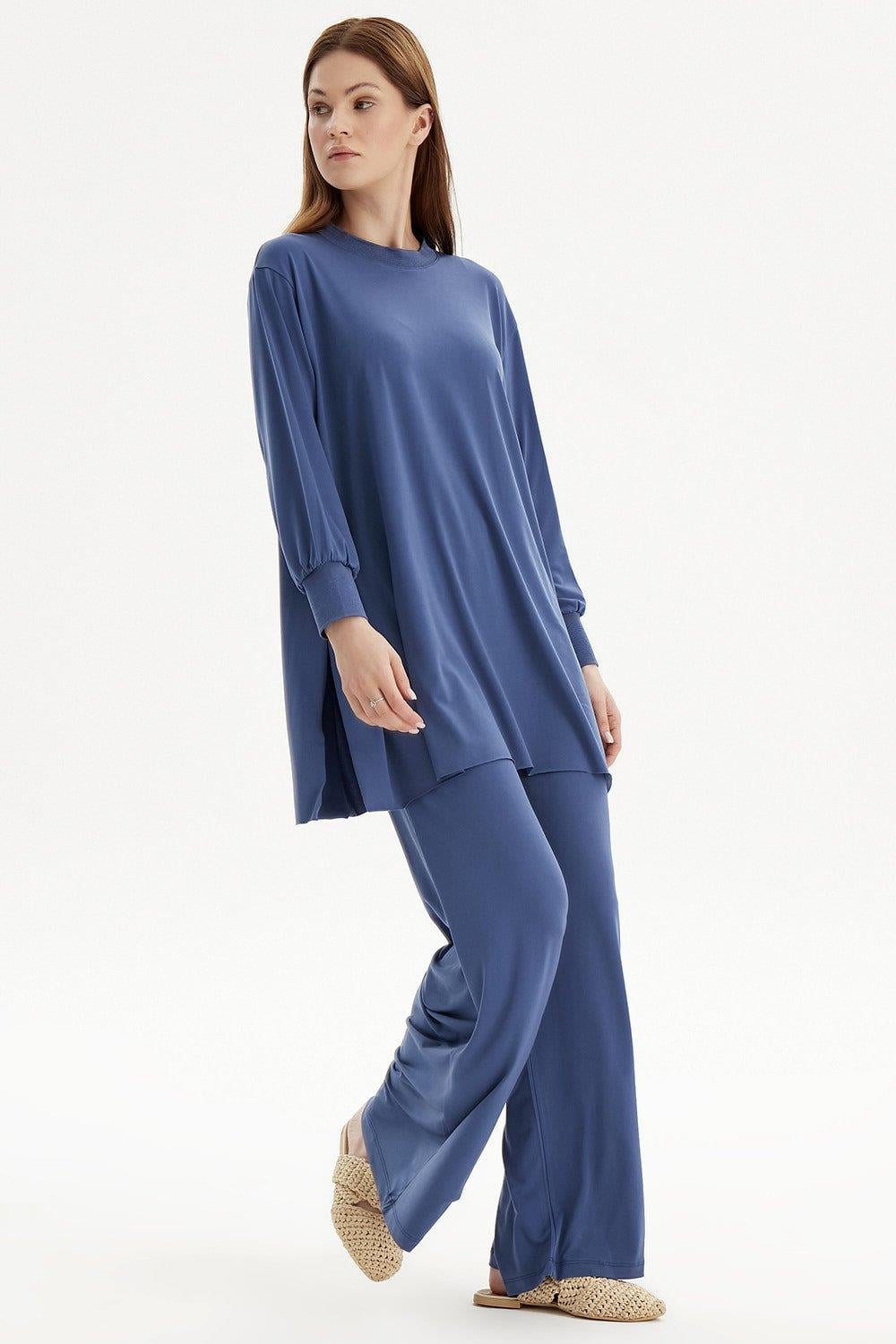 Merwishop Jarse Pantolonlu Takım 503 Lacivert