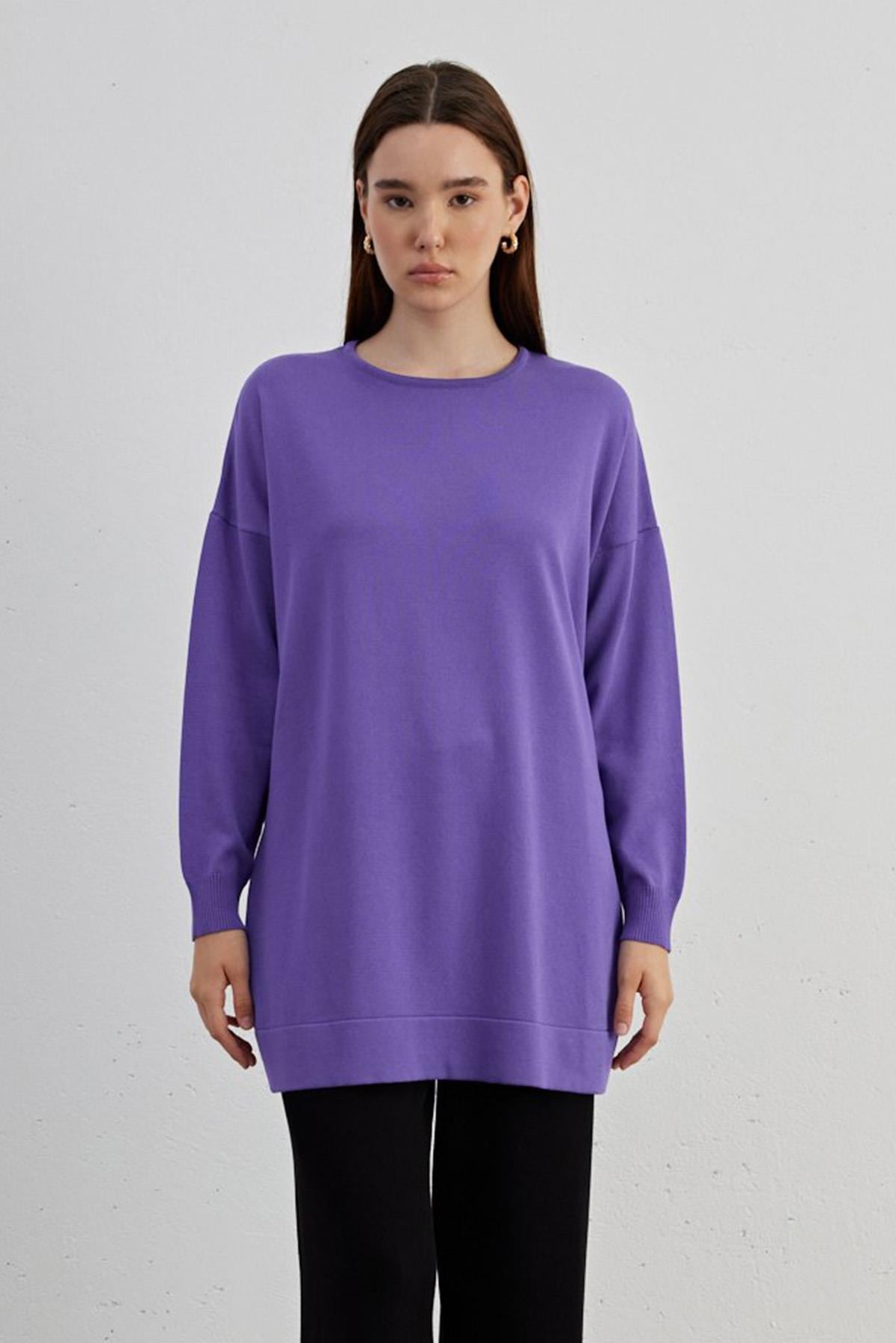 Mila Triko Tunik 701 Mor