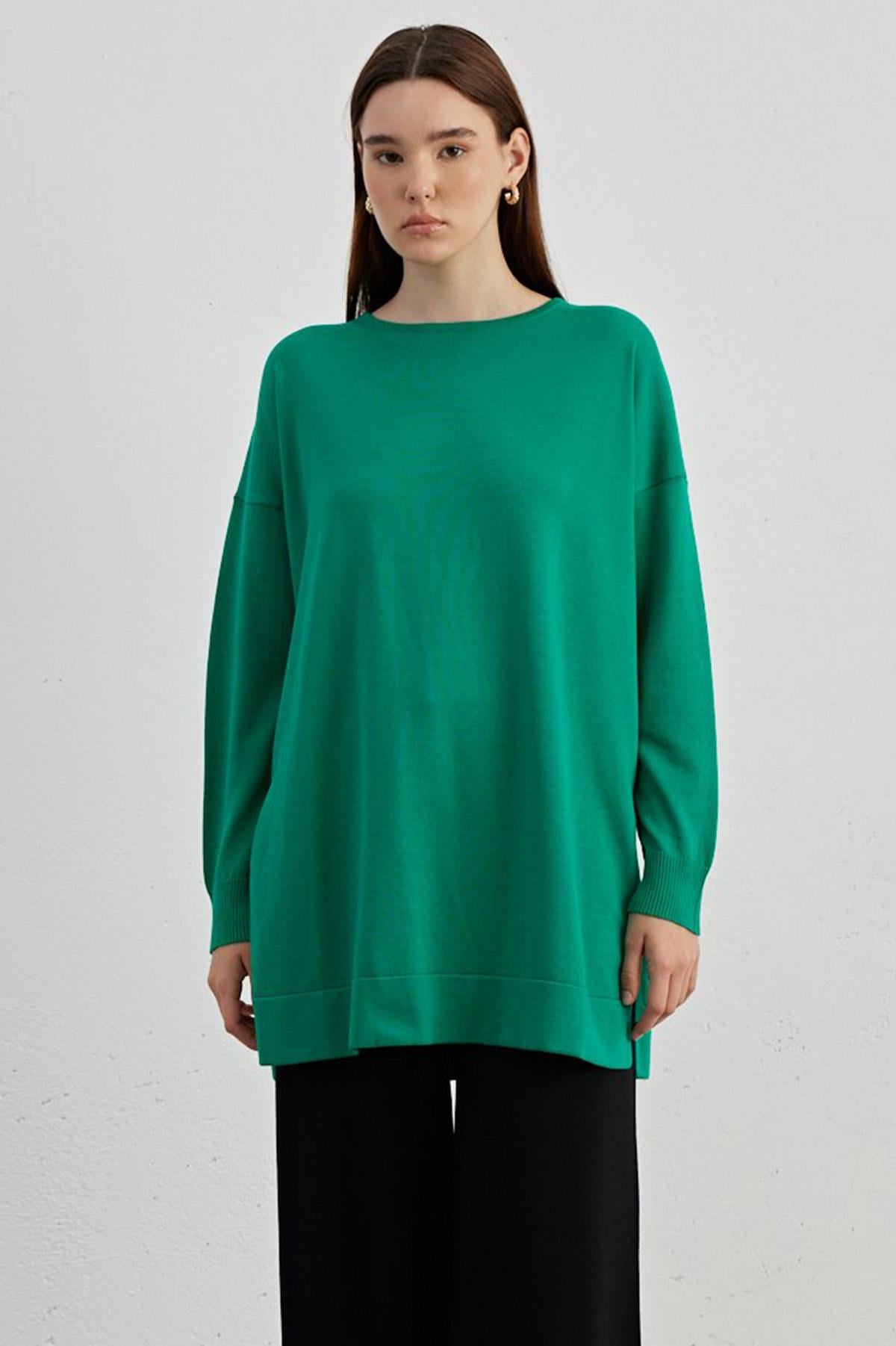 Mila Triko Tunik 701 Yeşil