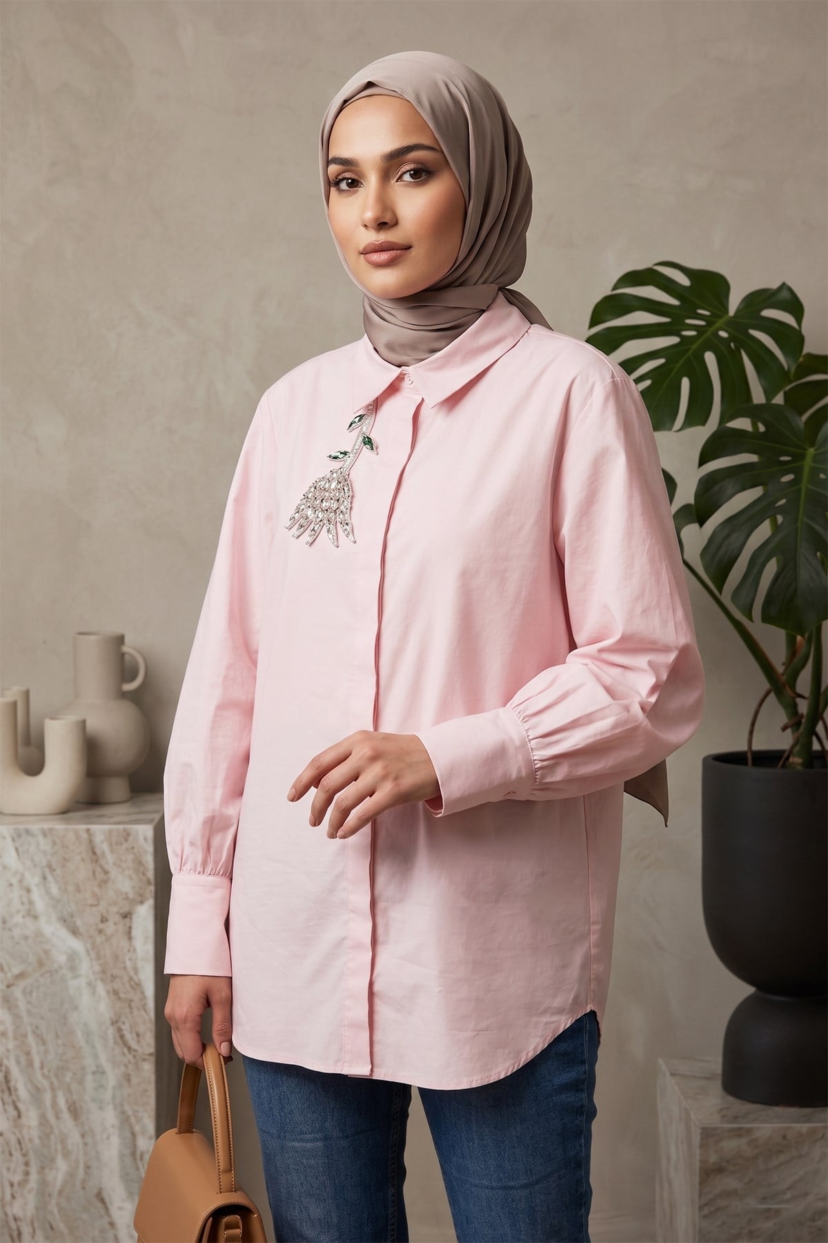 Missemramis Violet Gömlek 5223 Pembe