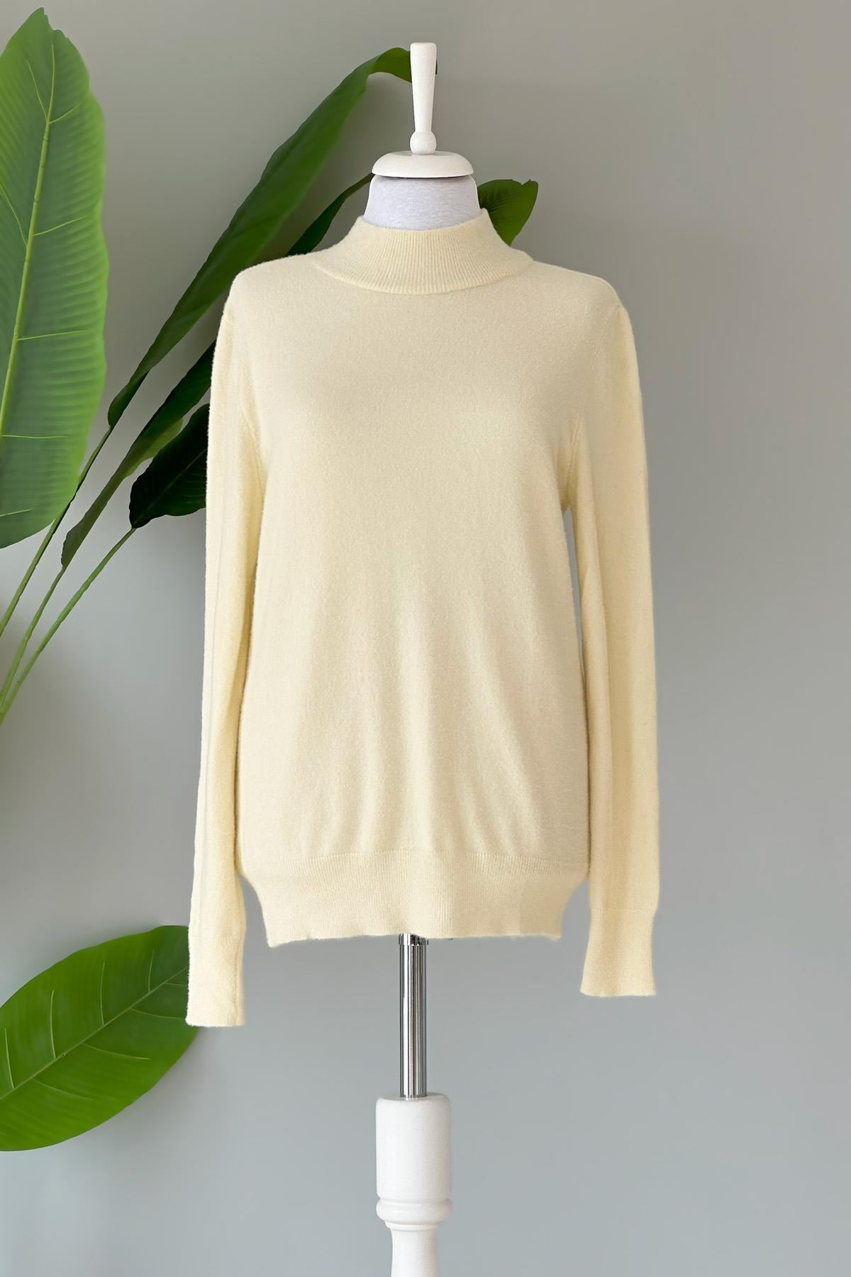 Missemramiss Agnello Midi Tunik Bluz 4225 Ekru