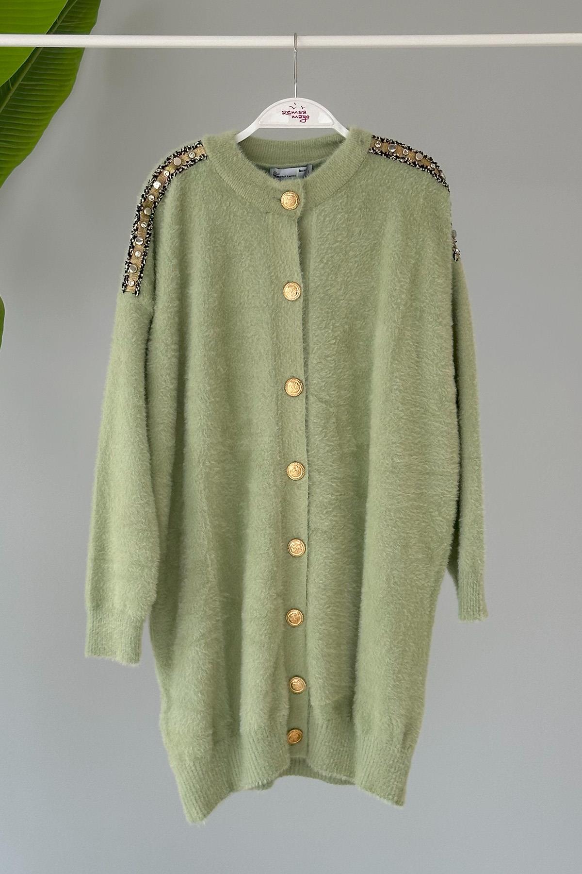 Missemramiss Angora Hırka 4090 Mint