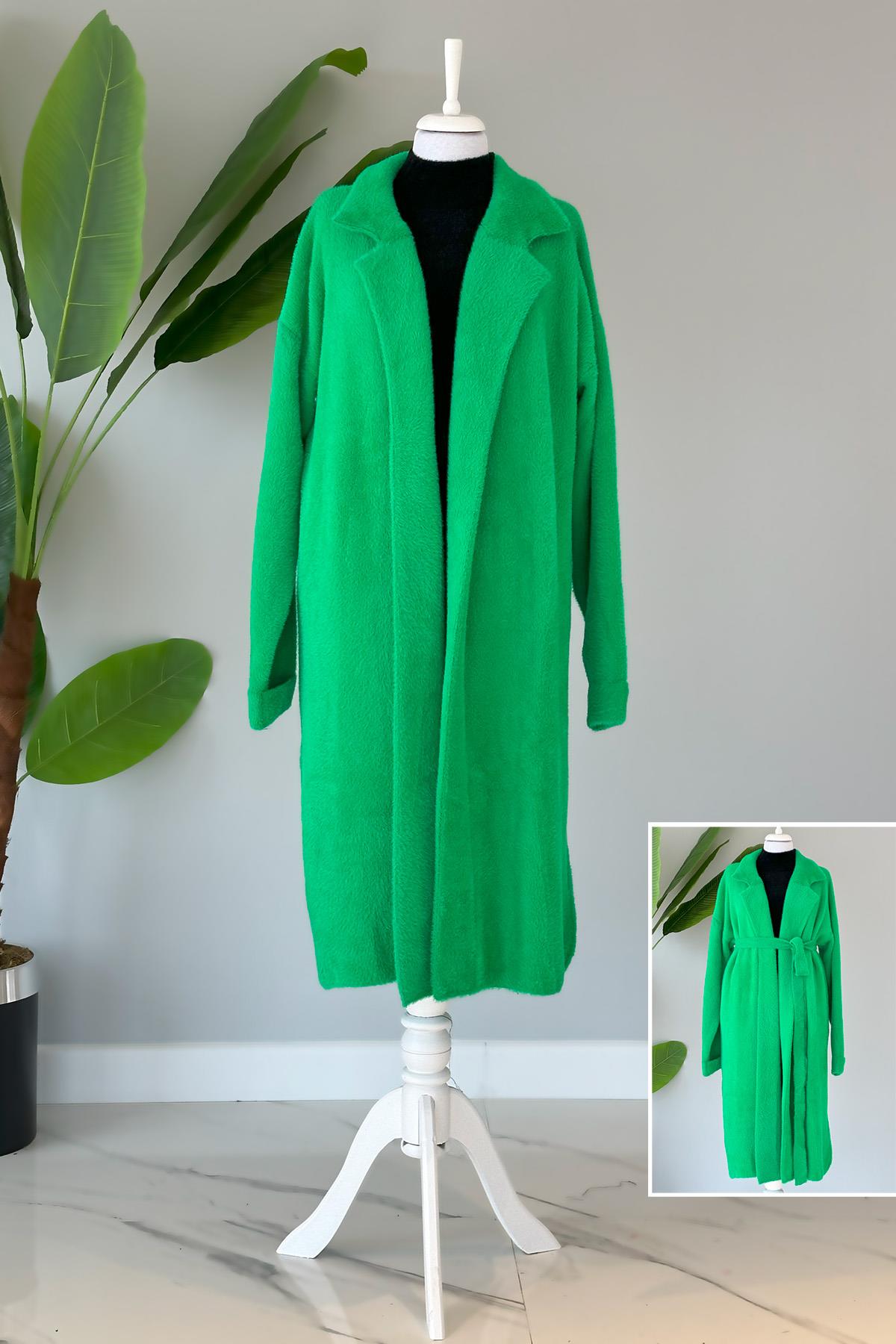 Missemramiss Angora Kap Tam Boy Hırka 4120 Benetton