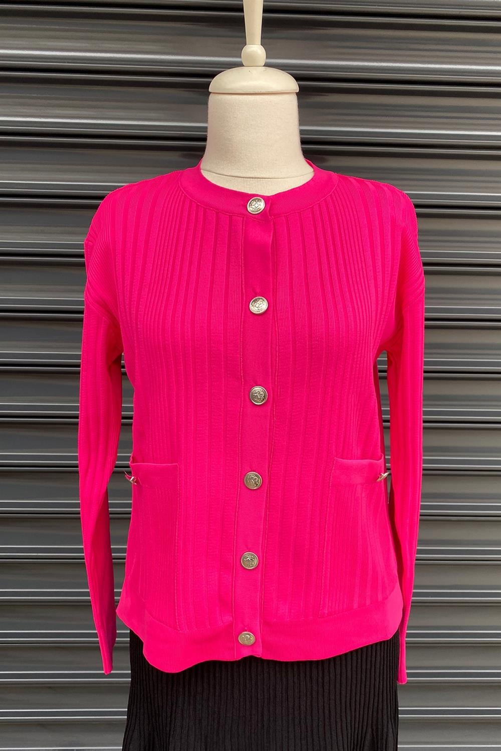 Missemramiss Blazer Midi Hırka 3340 Fuşya