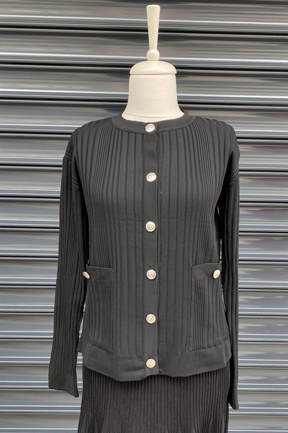Missemramiss Blazer Midi Hırka 3340 Siyah