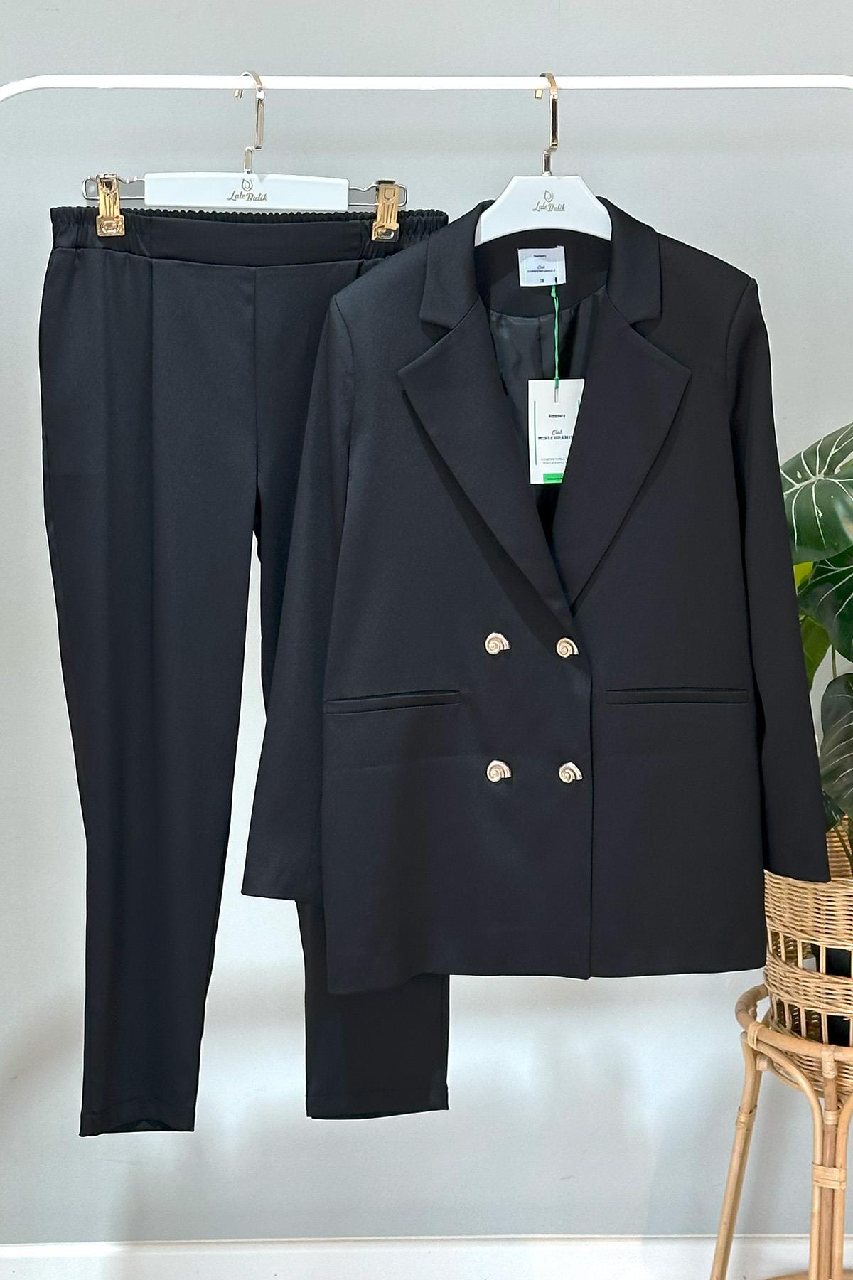 Missemramiss Blazer Takım 4482 Siyah