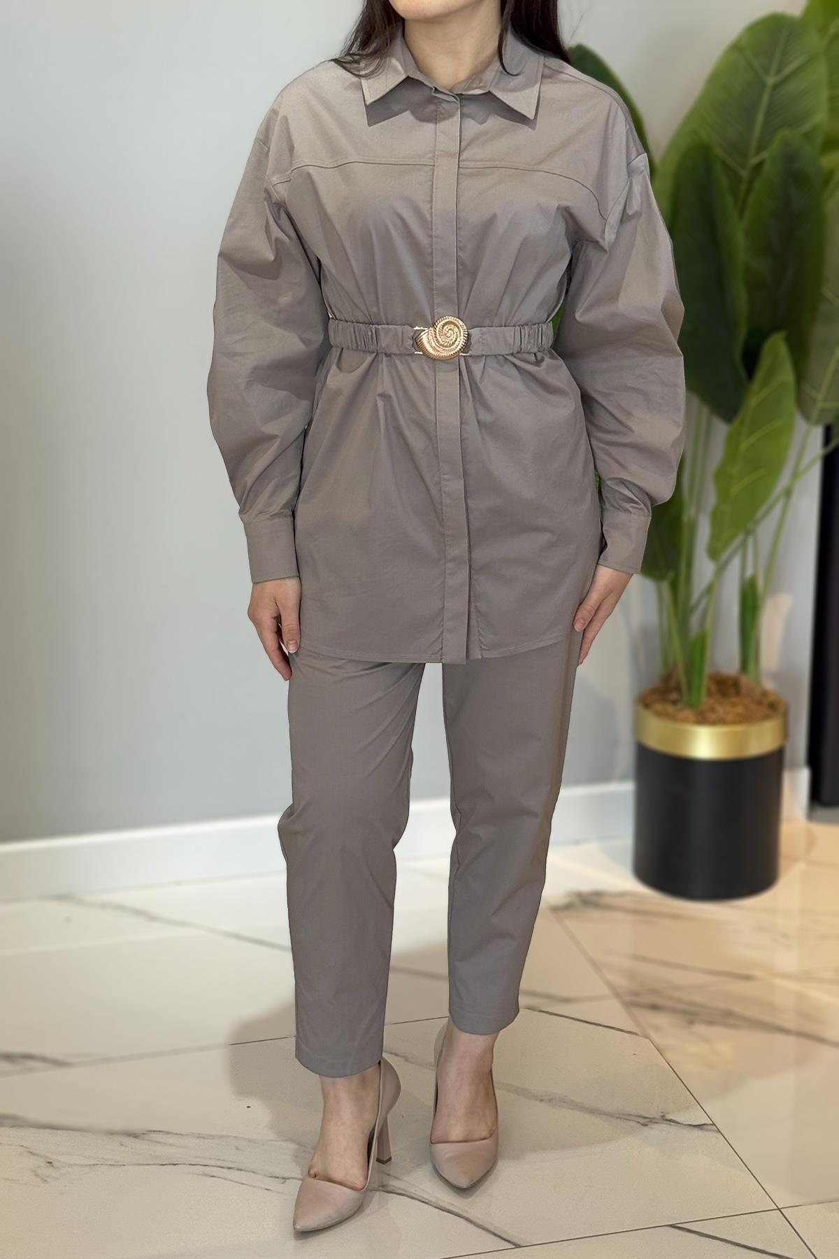 Missemramiss Casual Takım 4812 Vizon