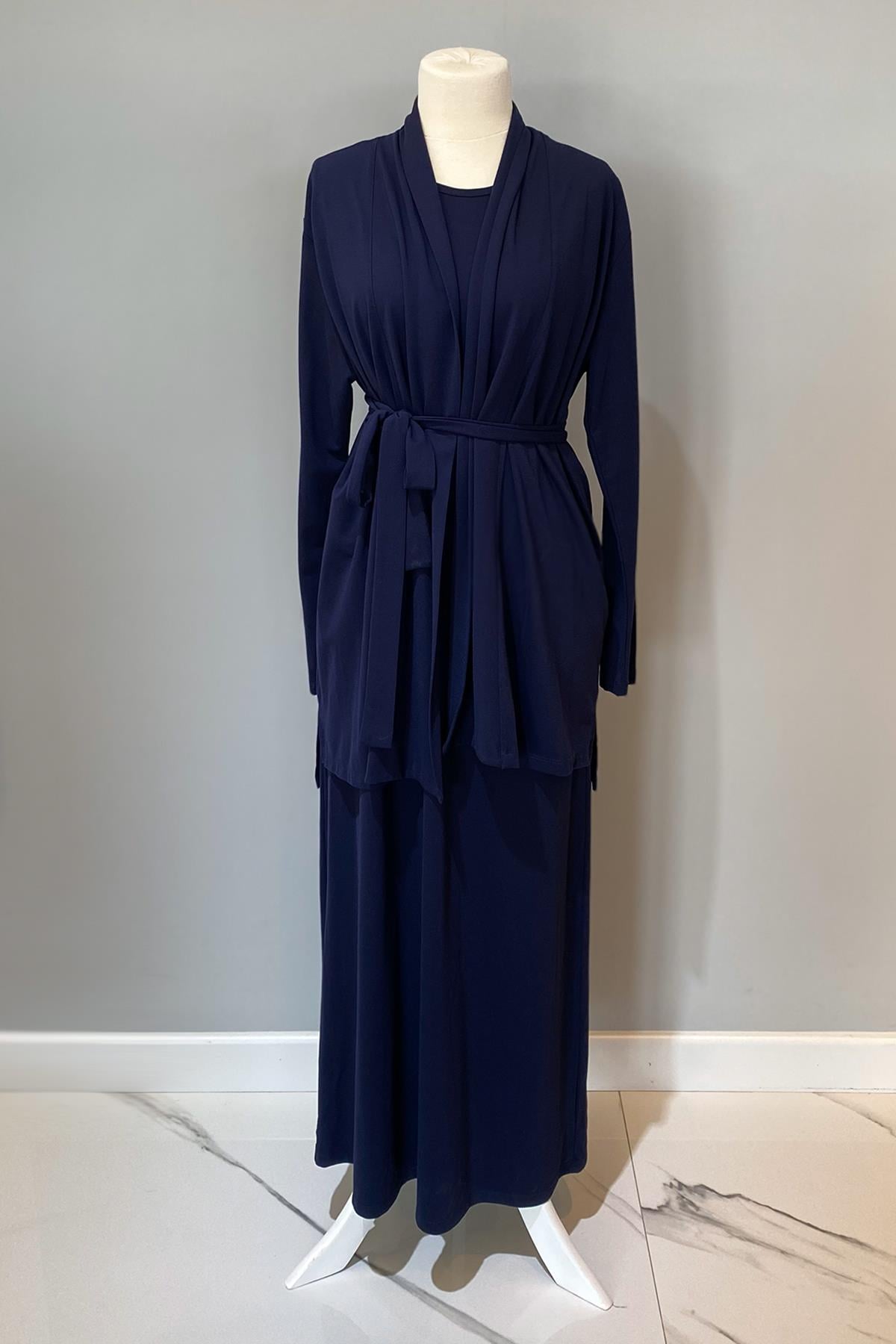 Missemramiss Elbise Hırka Takım 4472 Lacivert