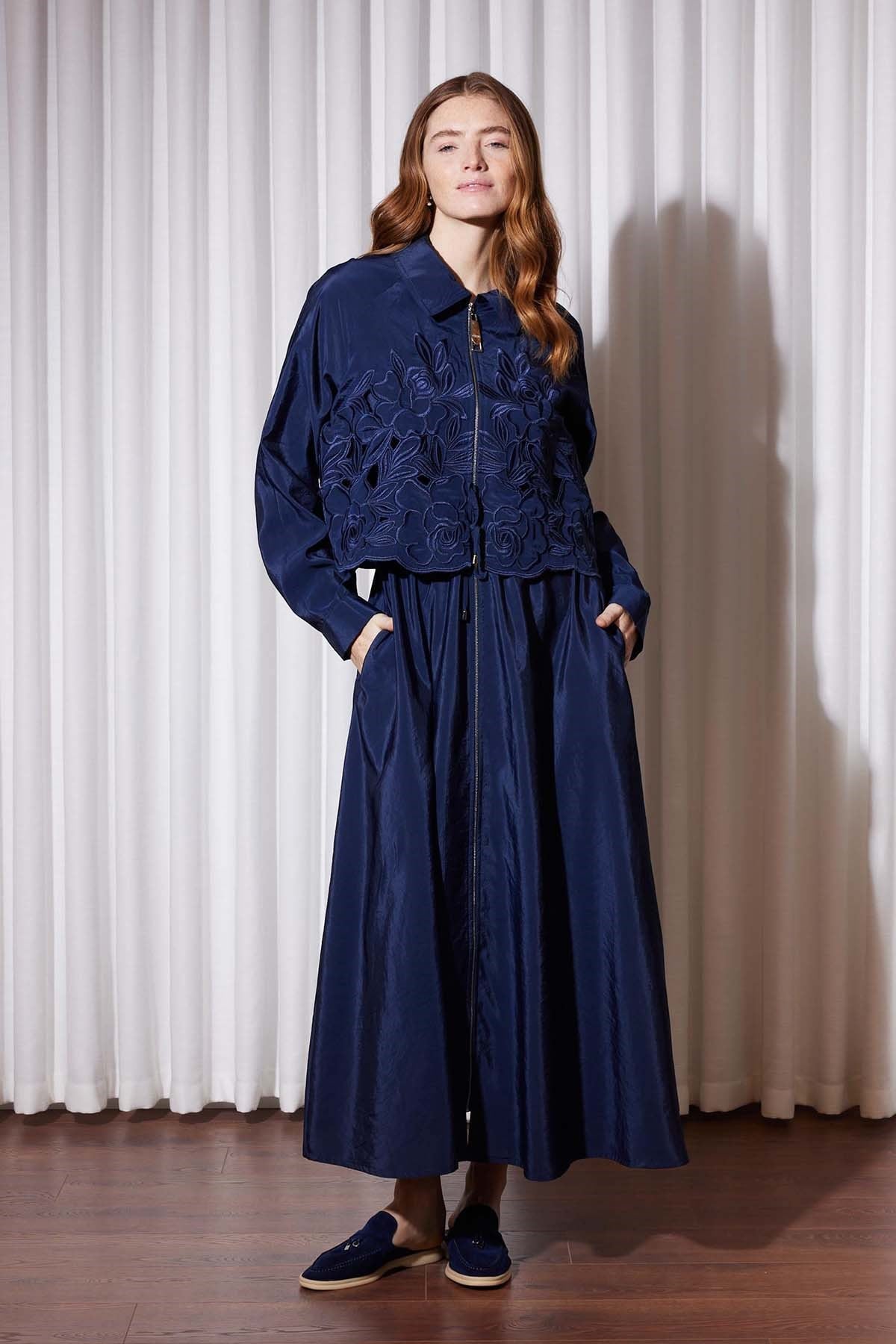 Missemramiss Grace Cut Elbise 5195 Lacivert