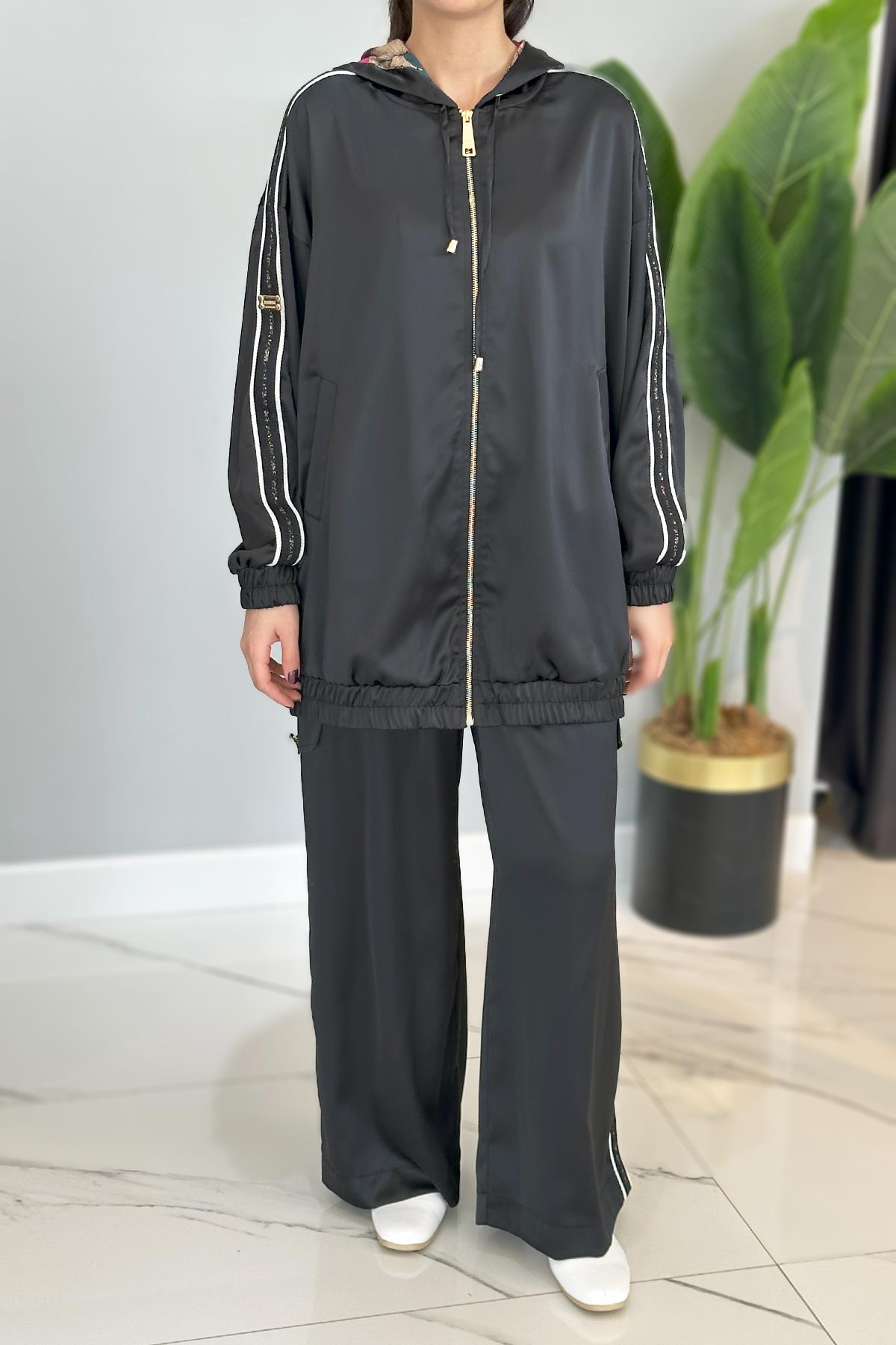 Missemramiss Life Pantolonlu Takım 4725 Siyah