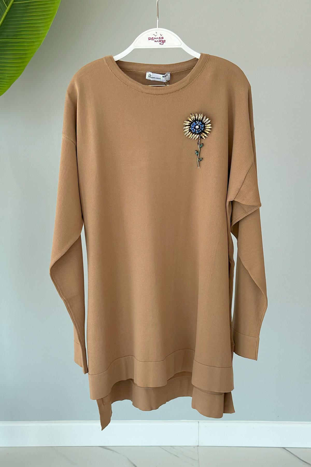 Missemramiss Merserize Bluz 4012 Camel