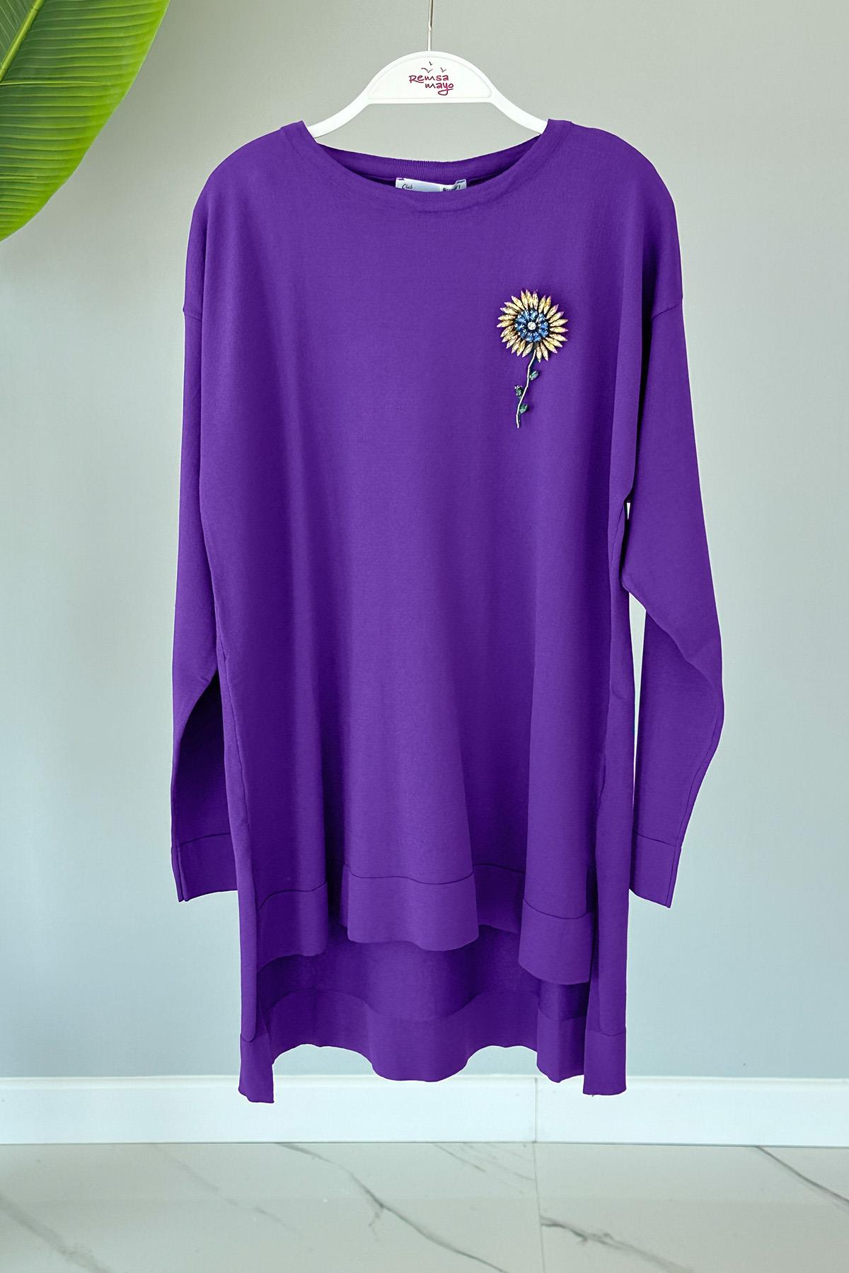 Missemramiss Merserize Bluz 4012 Mor