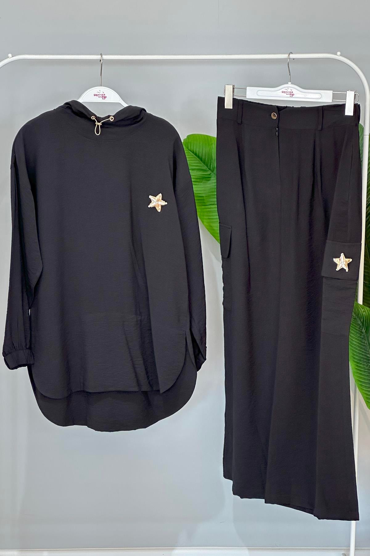 Missemramiss Pantolonlu Takım 4485 Siyah