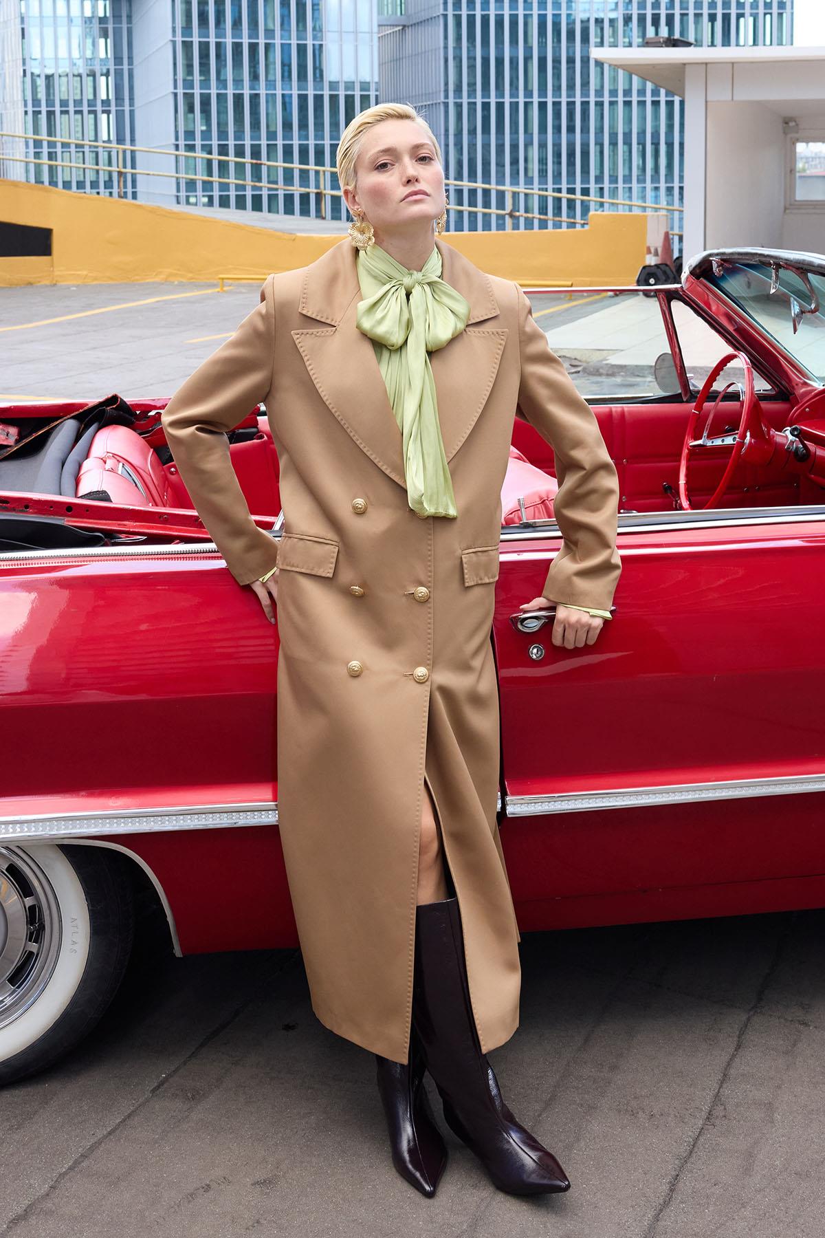 Missemramiss Rosa Blazer Trençkot 4551 Camel