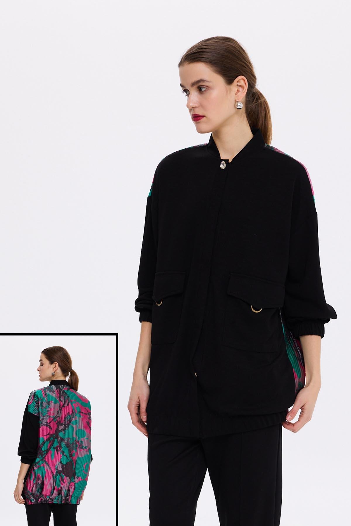 Missemramiss Special Kap Ceket 4619 Siyah