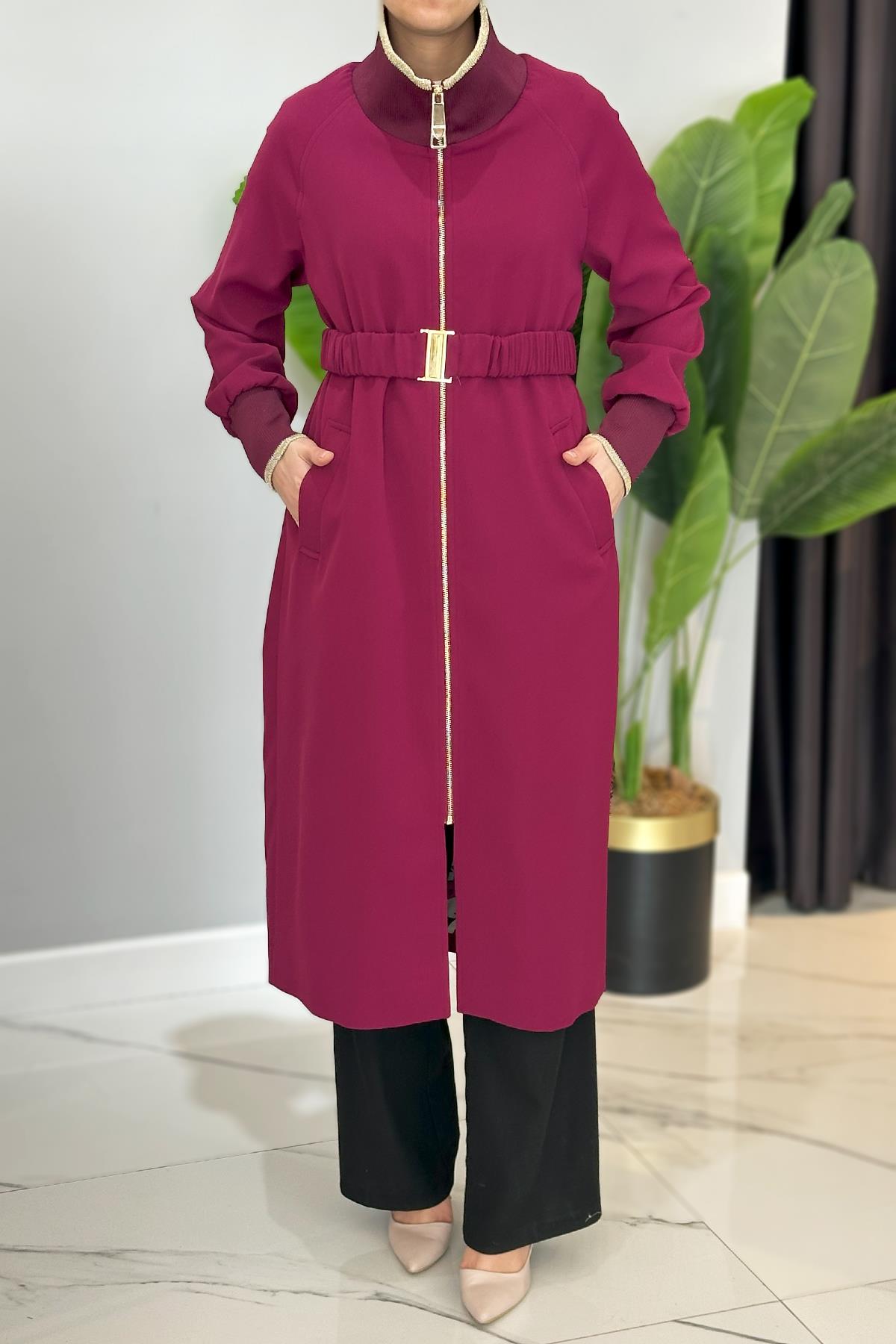 Missemramiss Special Trençkot 4722 Bordo