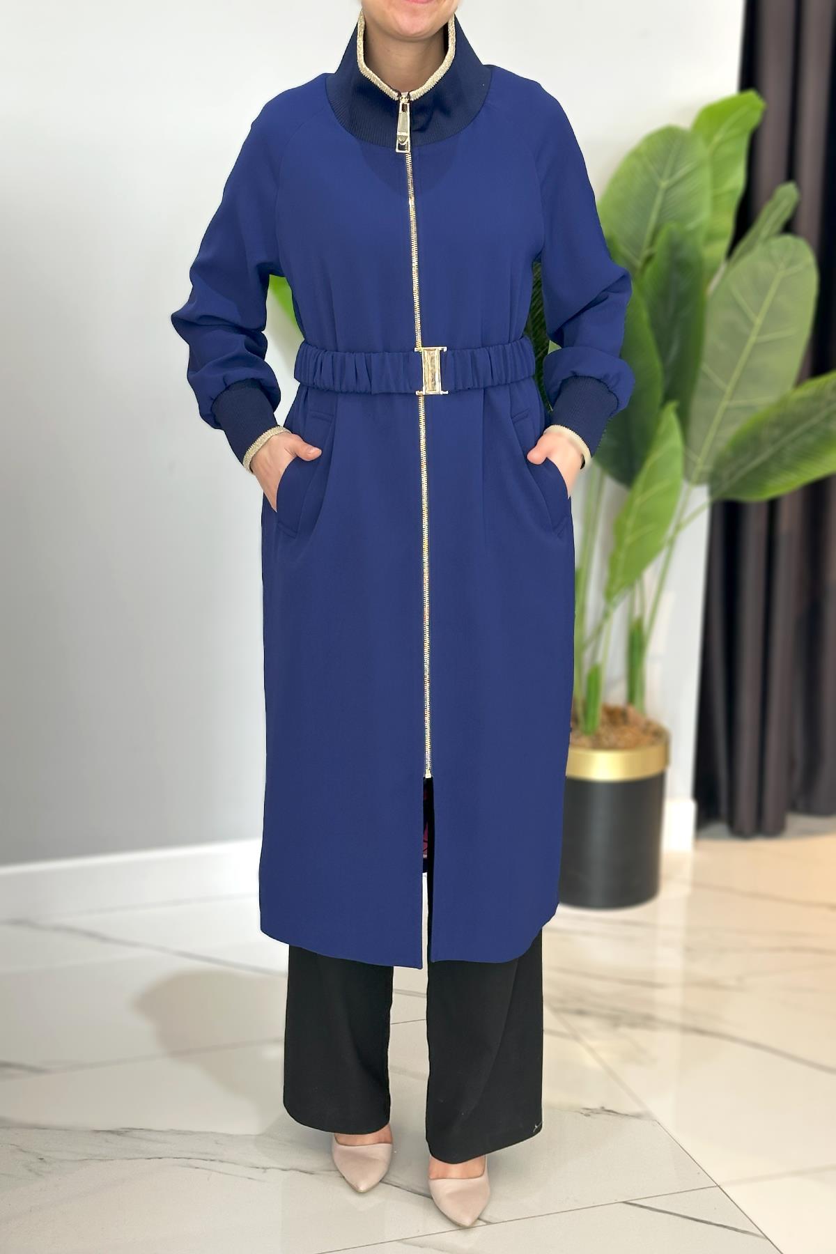 Missemramiss Special Trençkot 4722 Saks