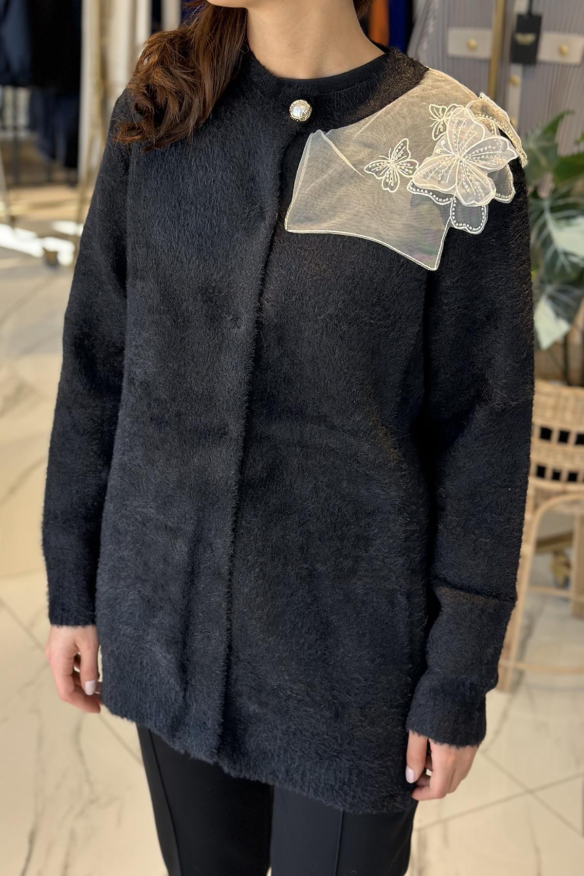 Missemramiss Speciale Angora Hırka 4576 Siyah