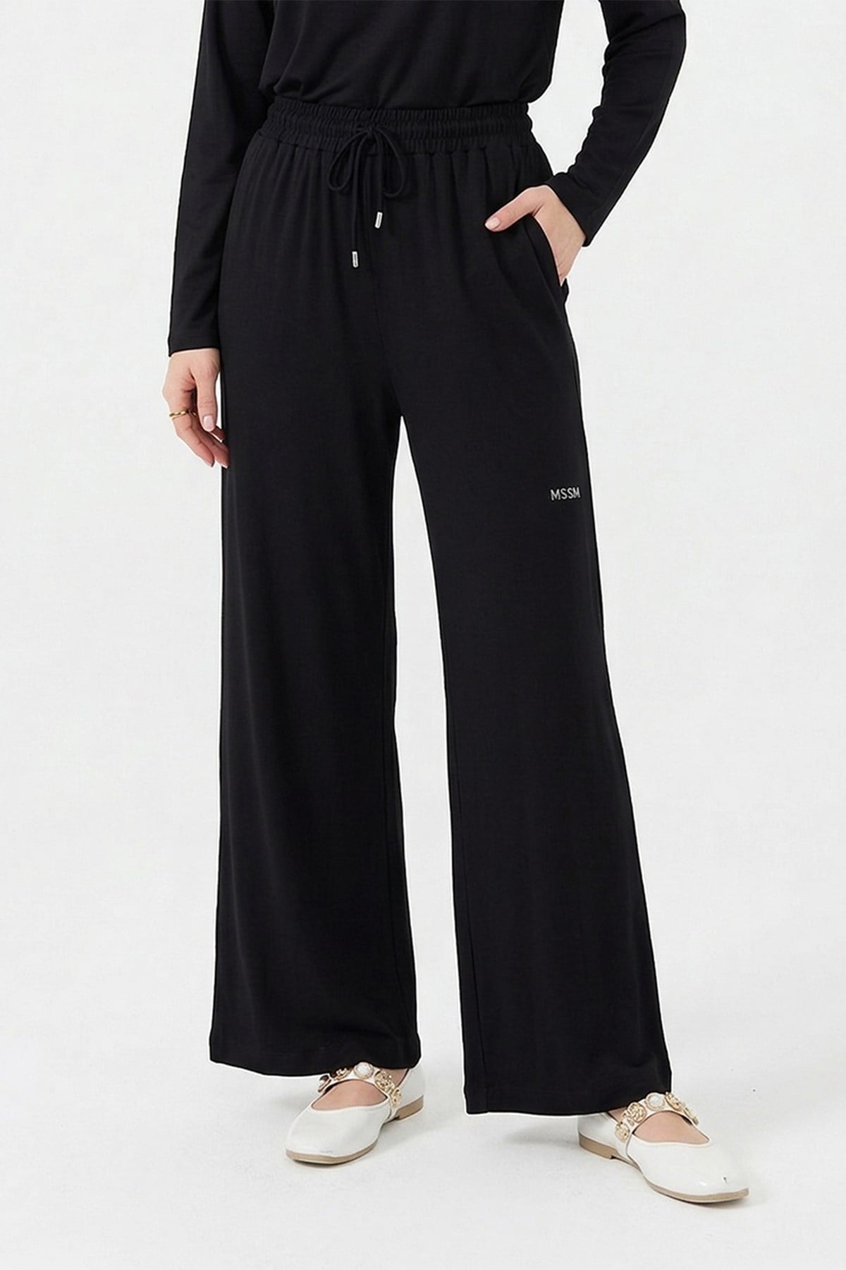 Missemramiss Taşlı Pantolon 5356 Siyah