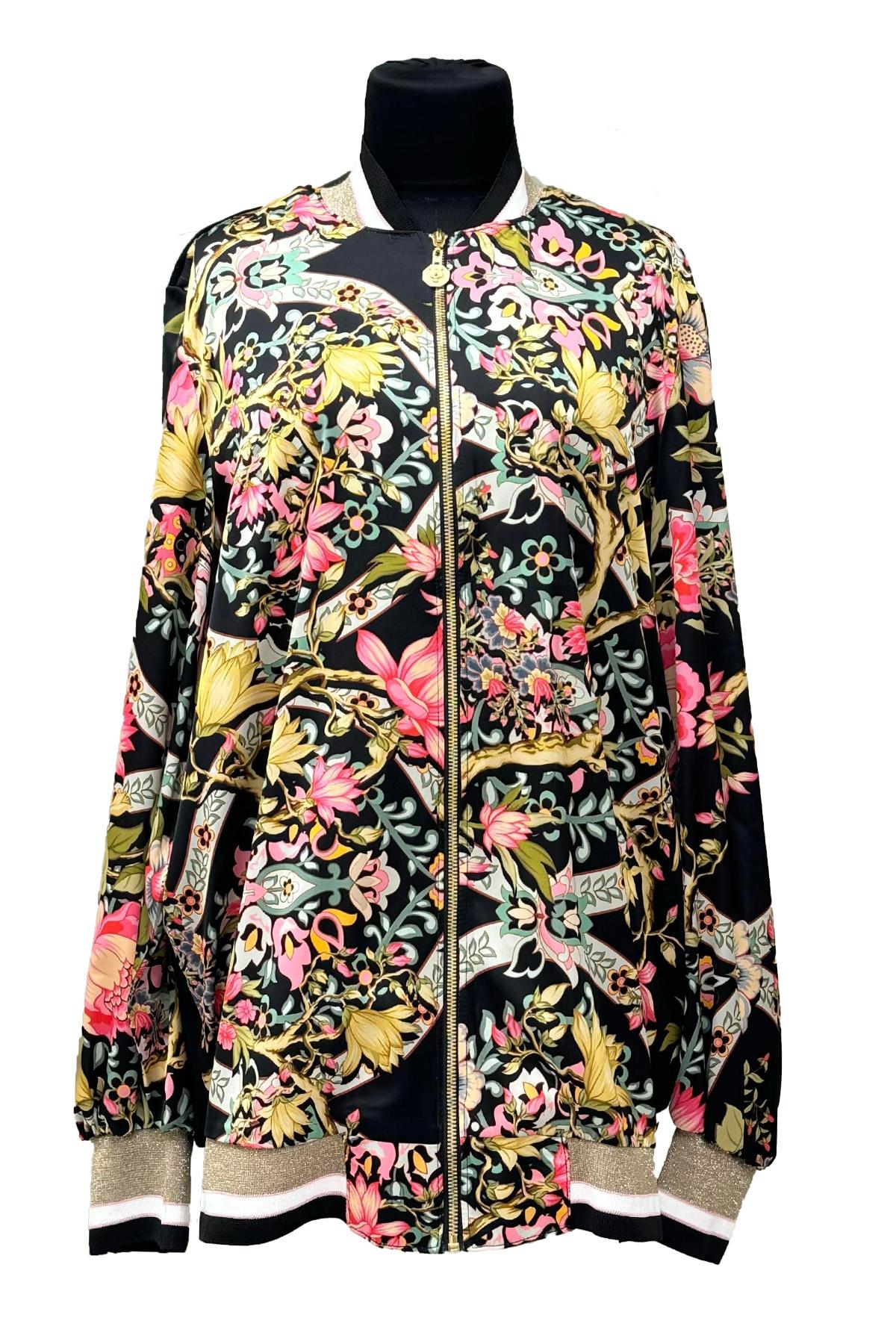 Missemramiss Vintage Modello Bomber Ceket 4302 Siyah