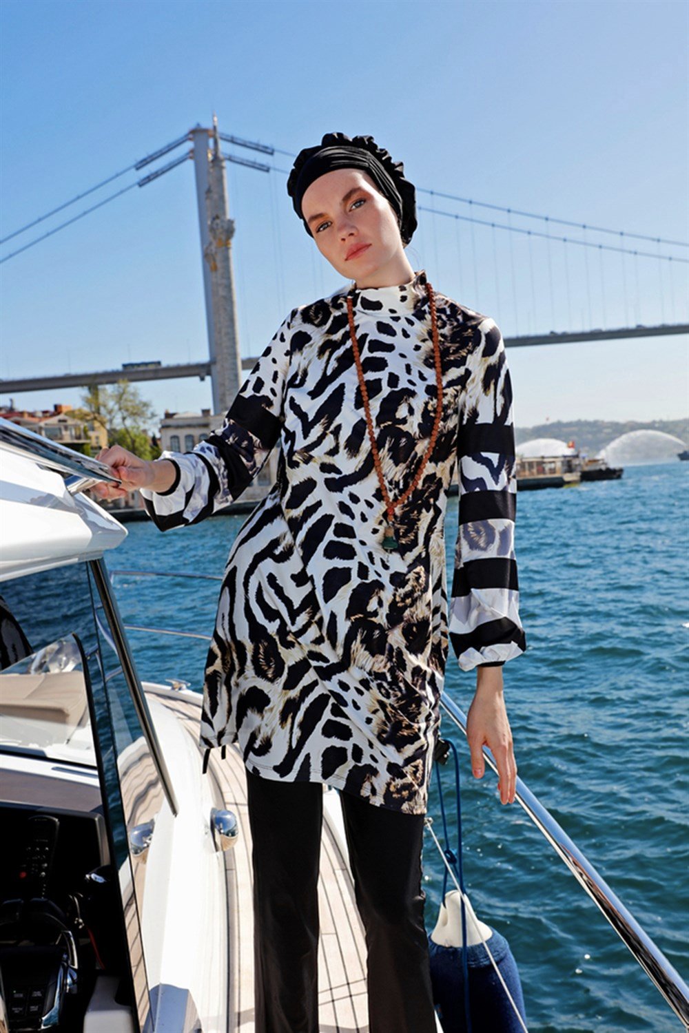 MODERN LEOPAR DESENLİ MAYO MAYOVERA