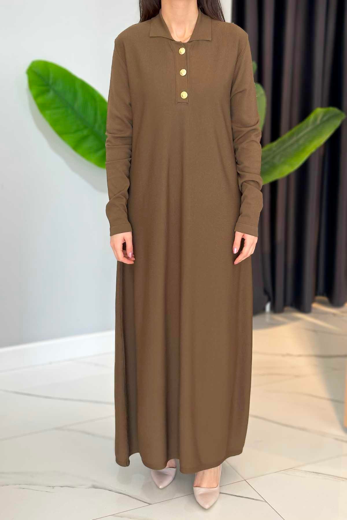 Nuss Elbise 1422 Haki