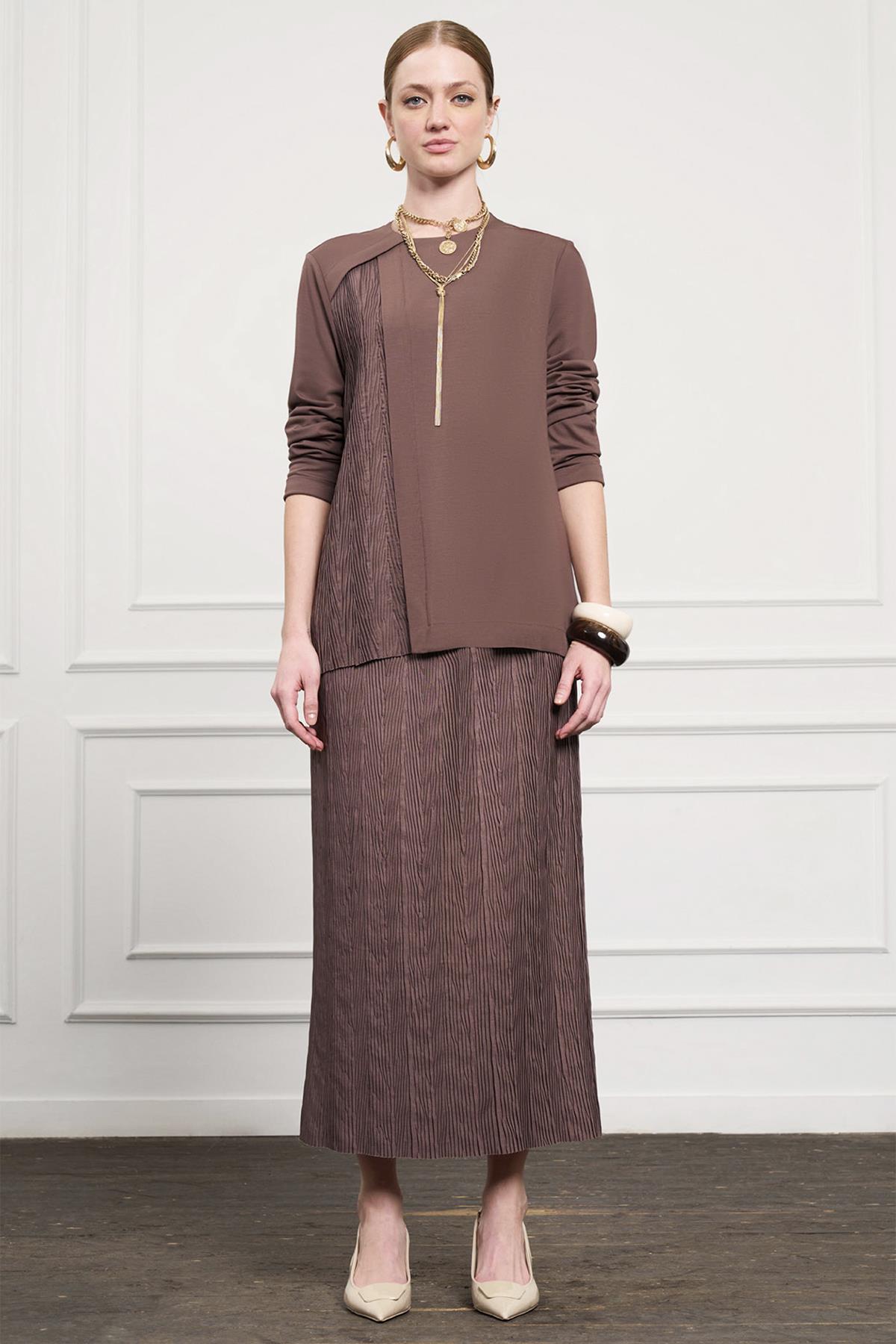 Nuss Etekli Takım 1061 Kahverengi