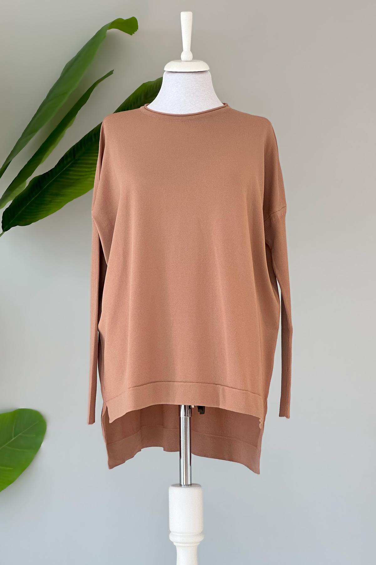 Nuss Merserize Standart Tunik NS-22Y-116TNK Latte