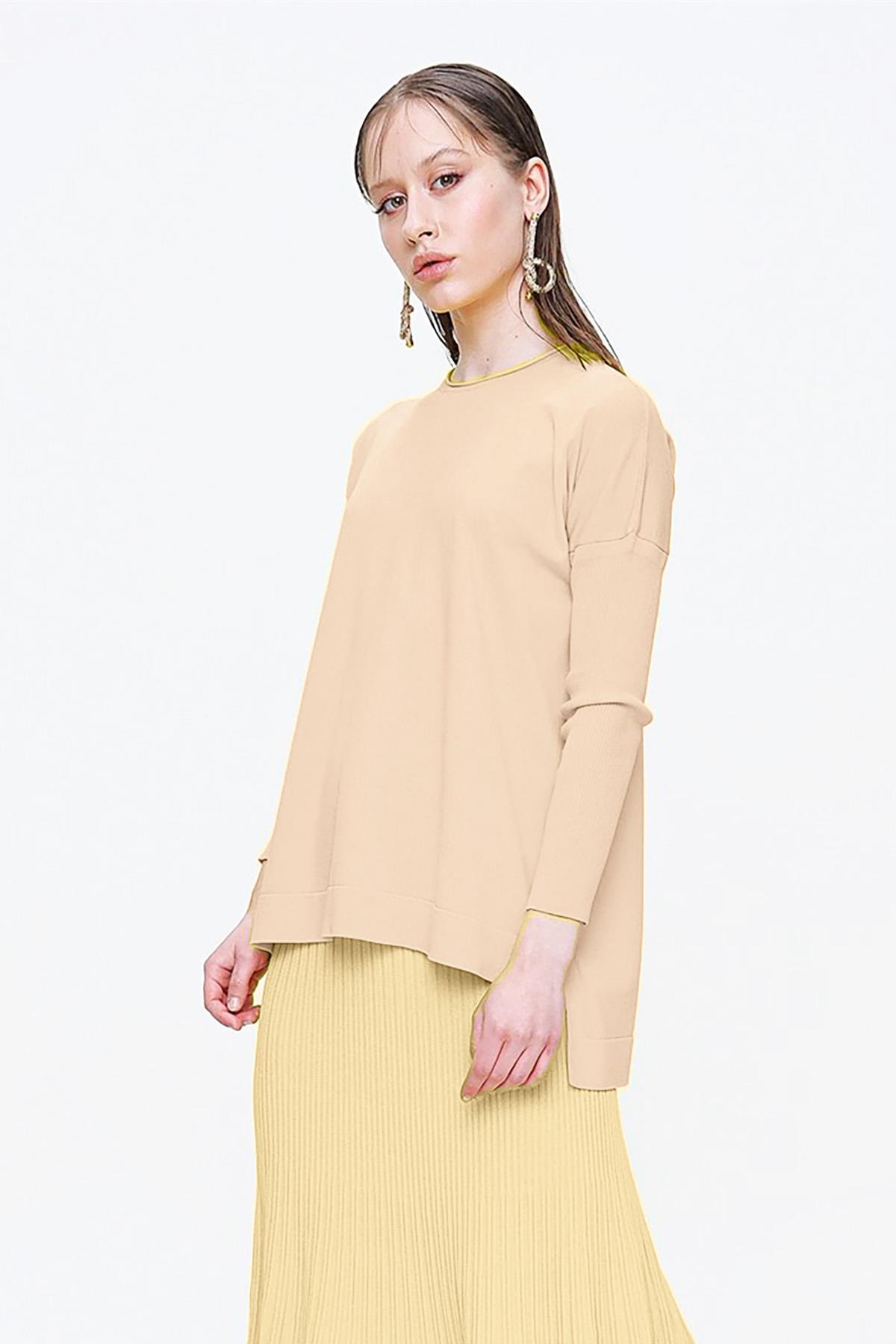 Nuss Merserize Standart Tunik NS-22Y-116TNK Bej