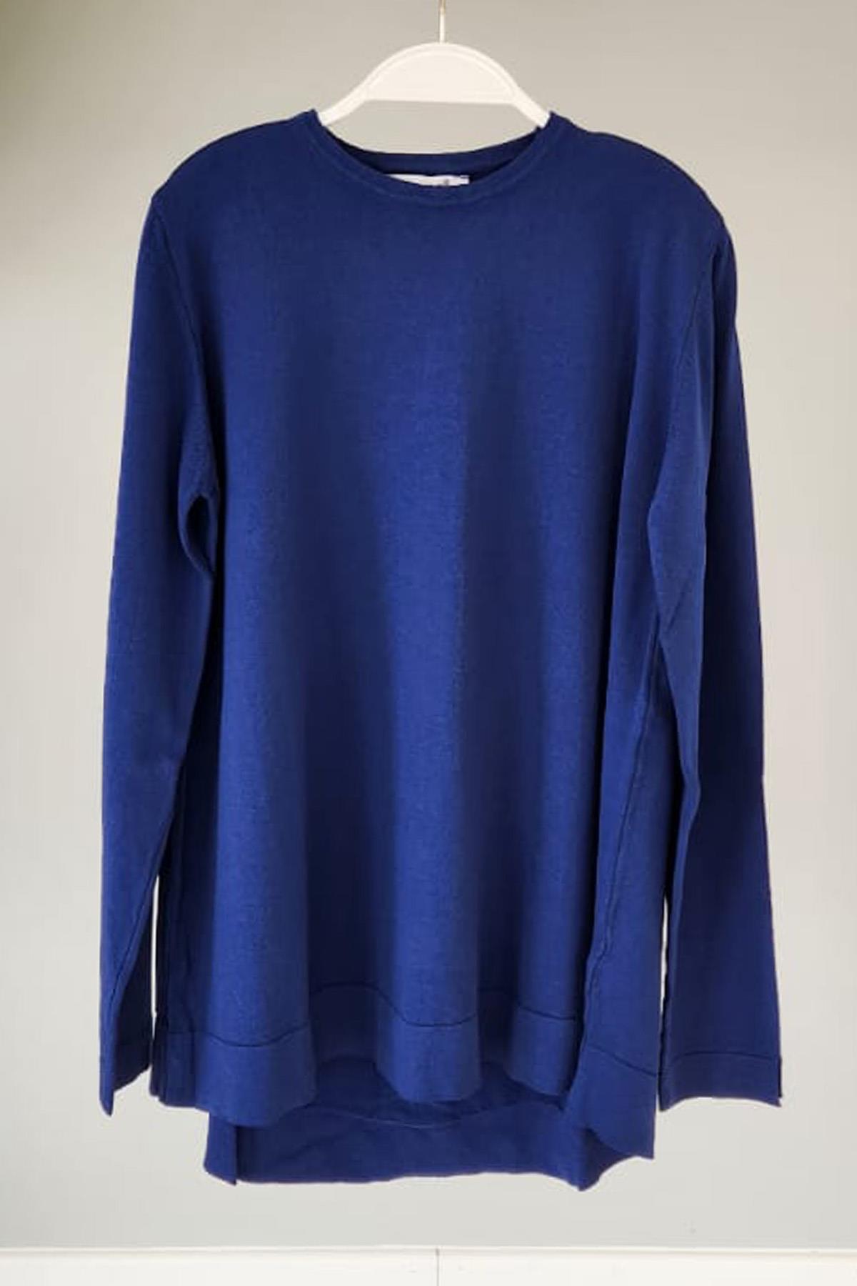 Nuss Merserize Standart Tunik NS-22Y-902TNK Mavi