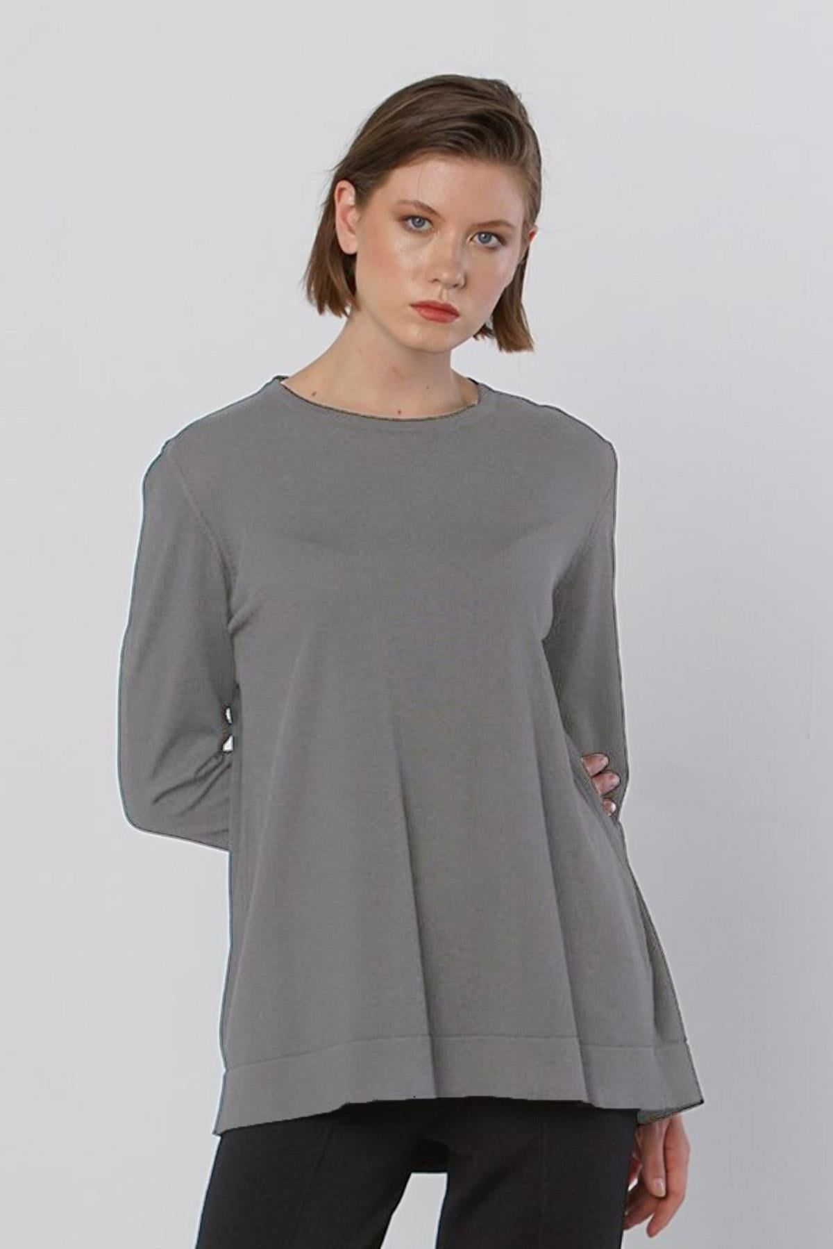 Nuss Merserize Standart Tunik NS-22Y-902TNK Gri