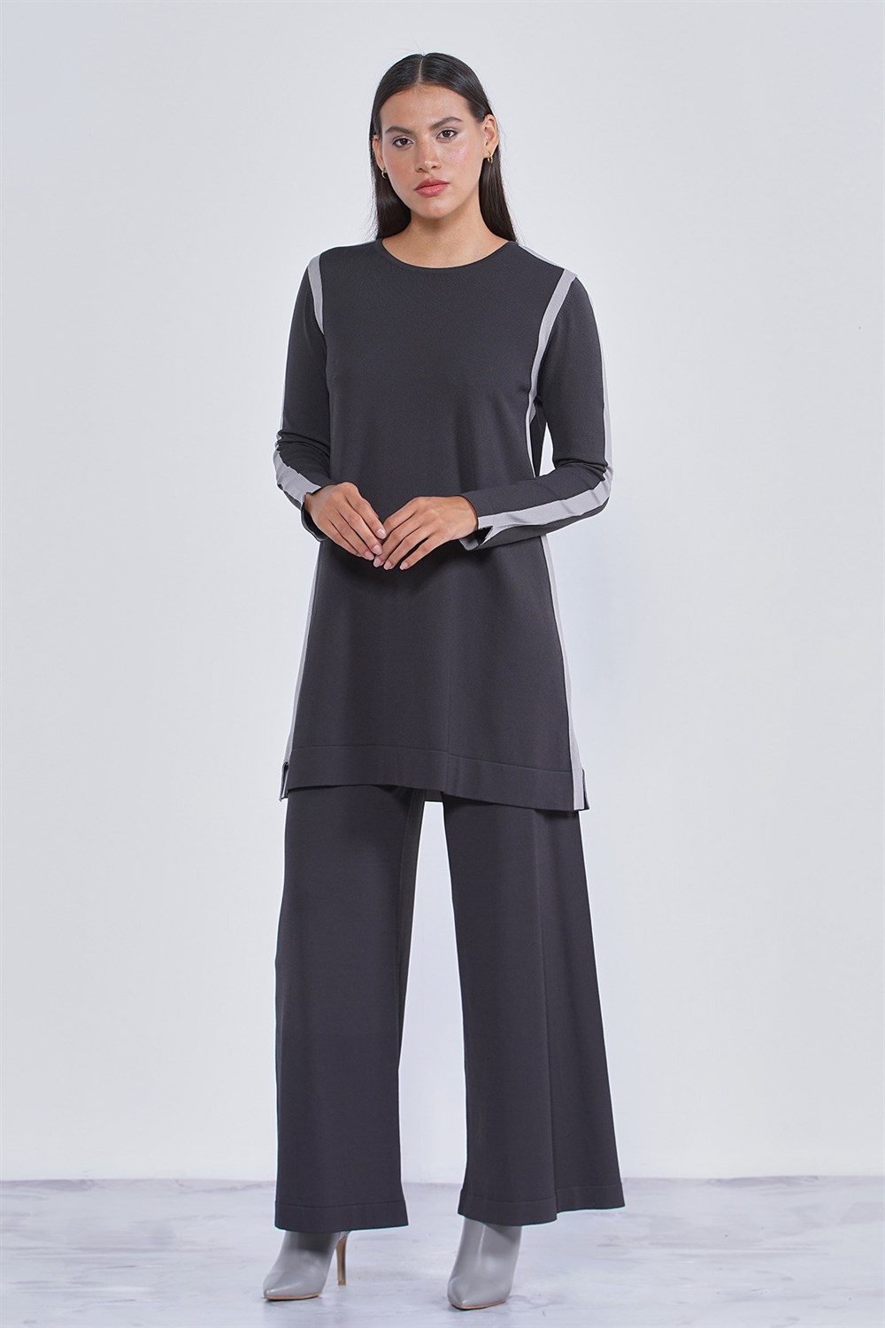 Nuss Merserize Triko Pantalonlu Takım NS-22K-102TKM Antrasit