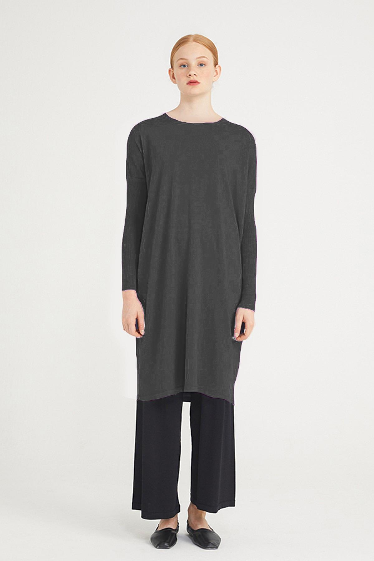 Nuss Merserize Tunik NS-22Y-011TNK Gri