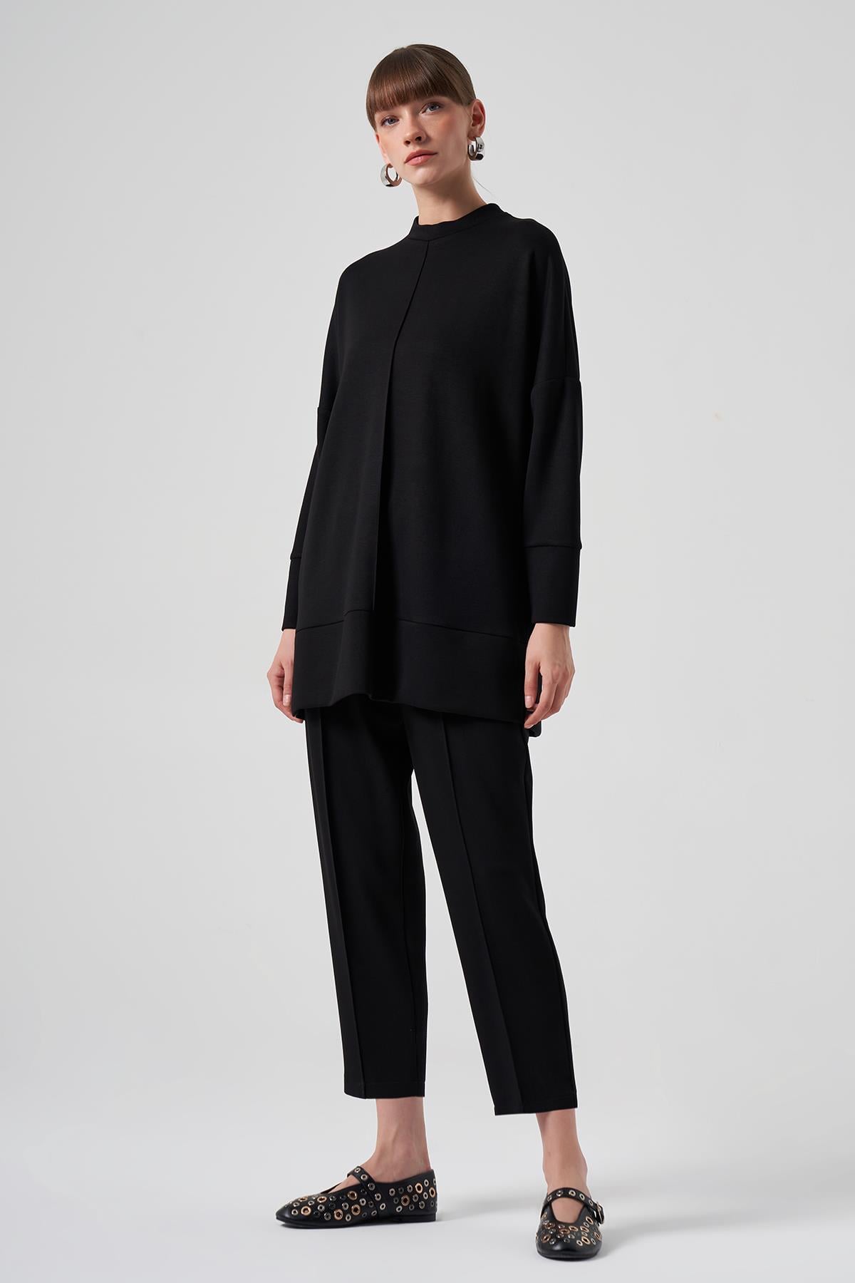 Nuss Modal Basic Takım 1016 Siyah