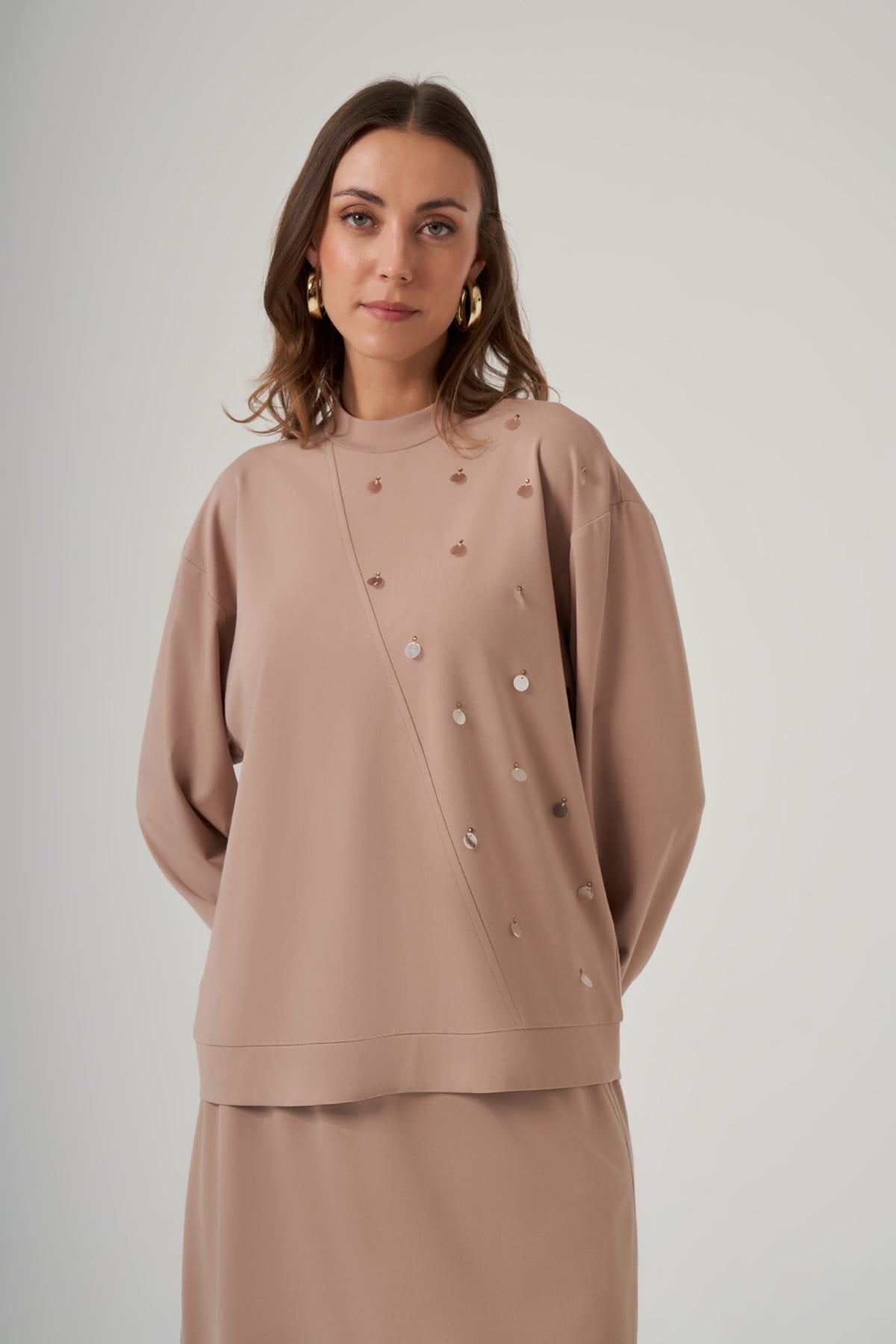 Nuss Pul Detay Etekli Takım 1078 Camel