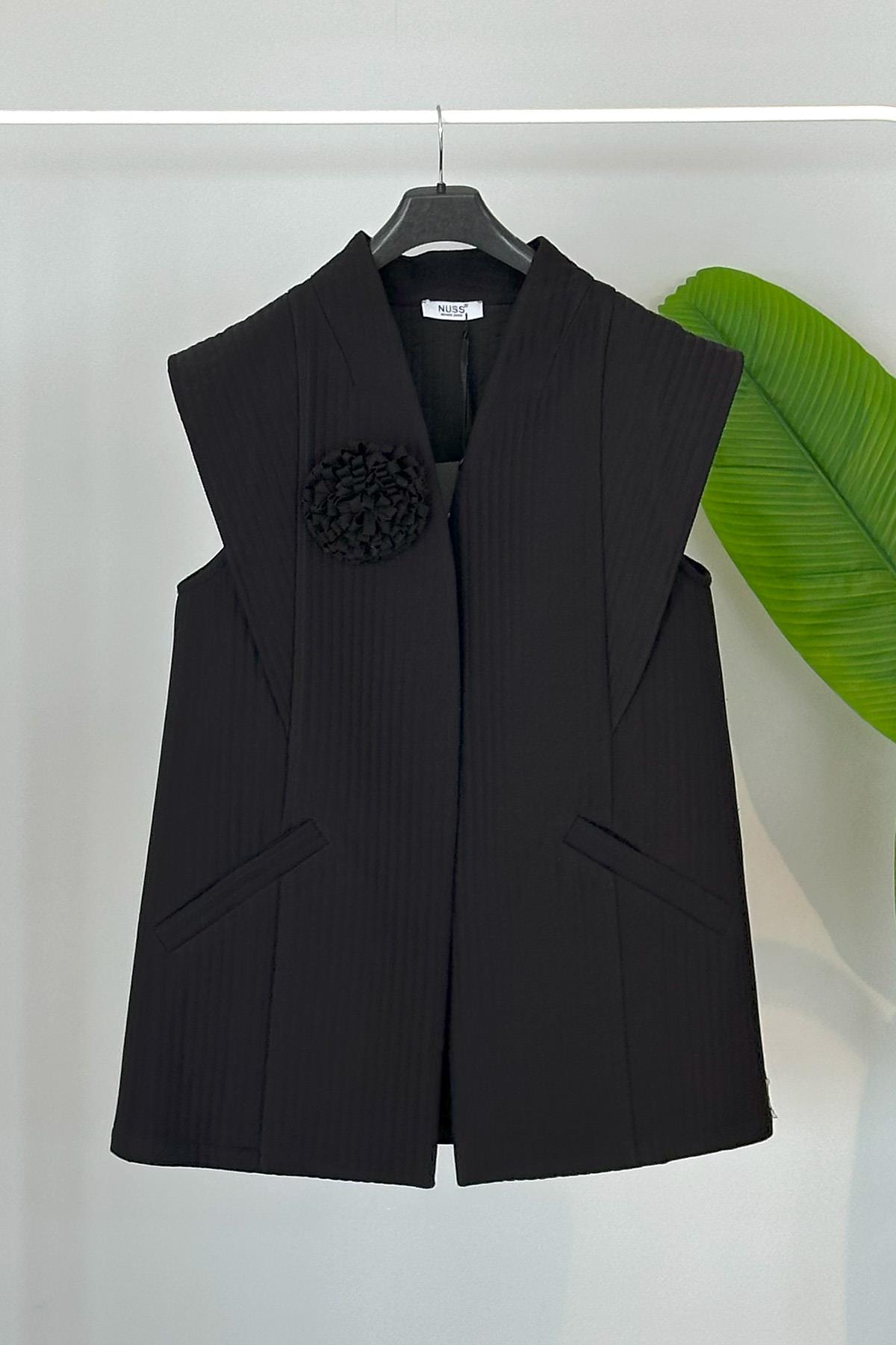 Nuss Siyah Yelek 6020